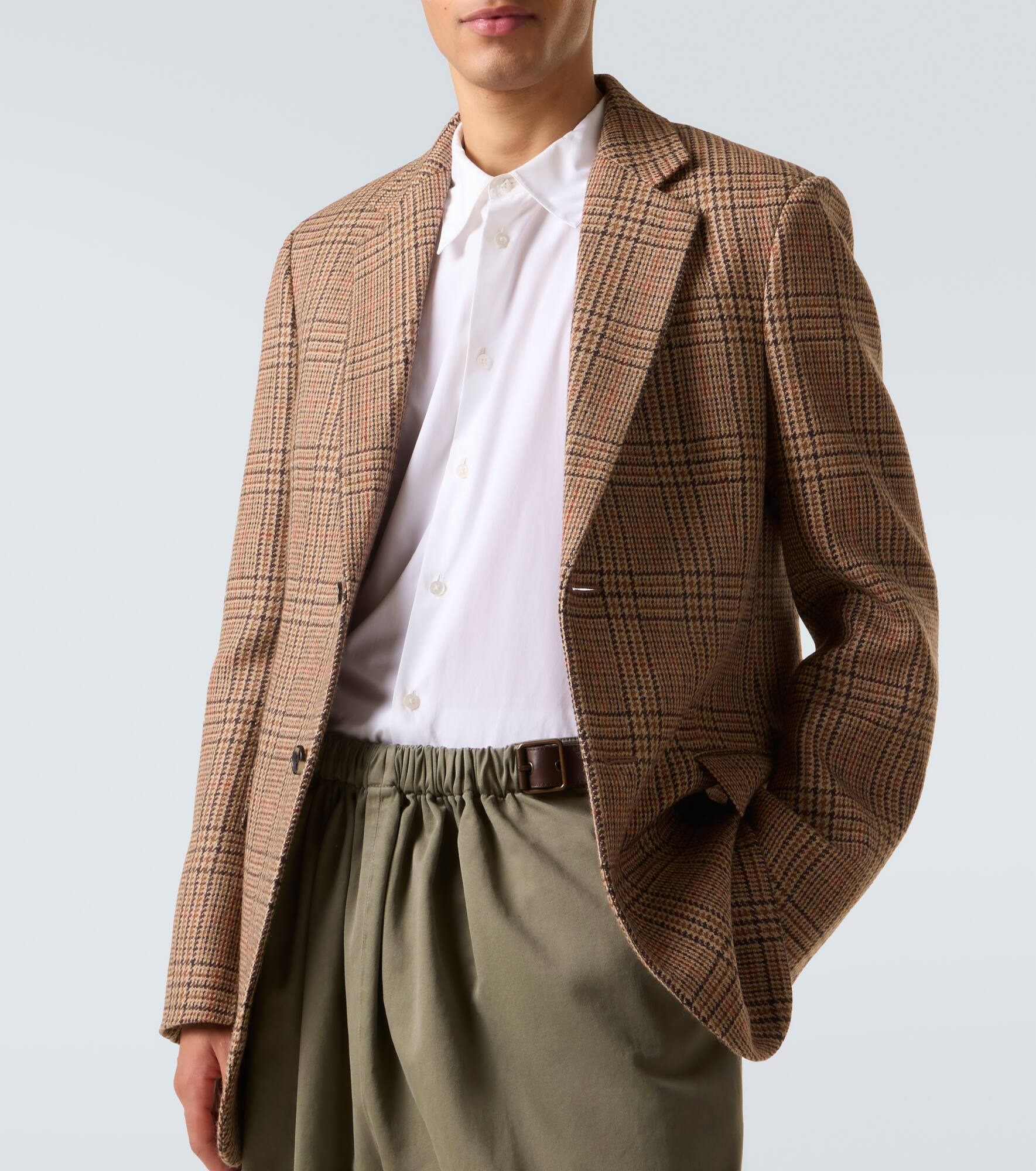 Prince of Wales check wool blazer - 5