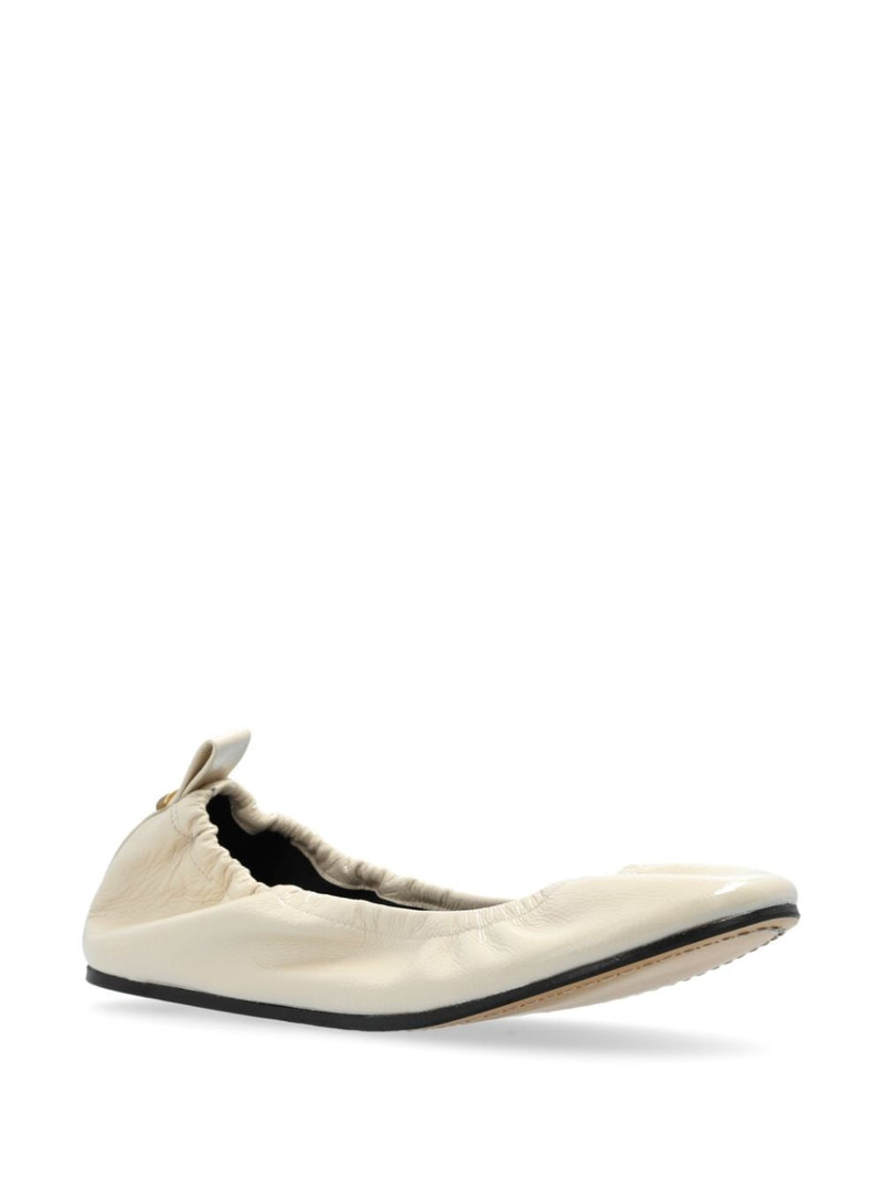 Isabel Marant Belna leather ballerina shoes outlook