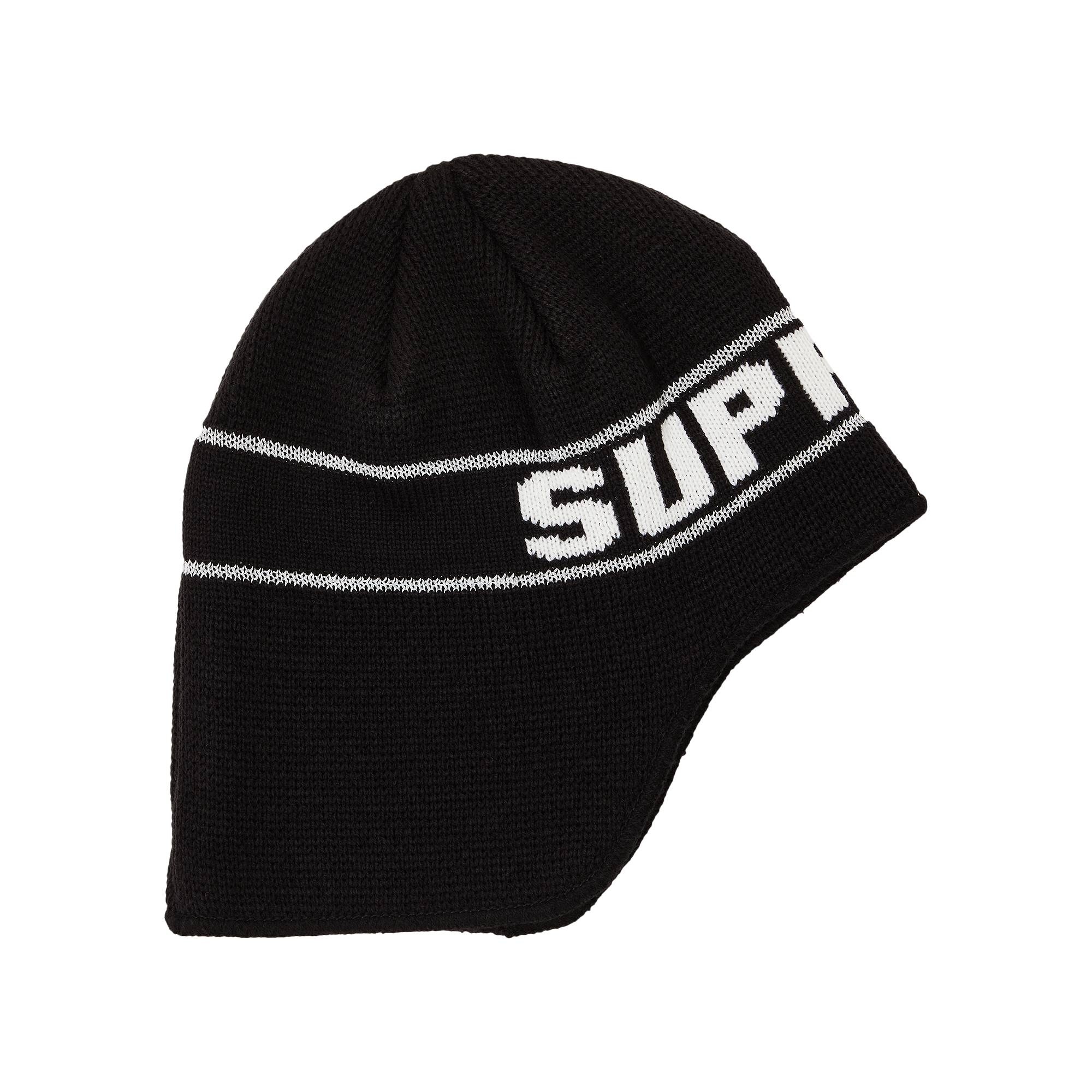 Supreme Supreme Earflap Beanie 'Black' | REVERSIBLE