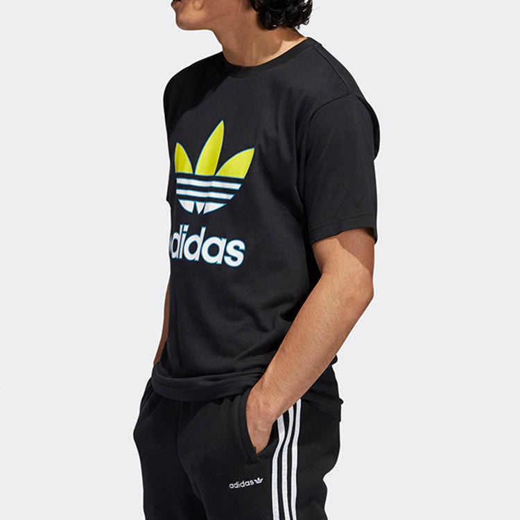 adidas originals Men s Road to Tokyo Trefoil Crew Neck Black GL5138 - 4