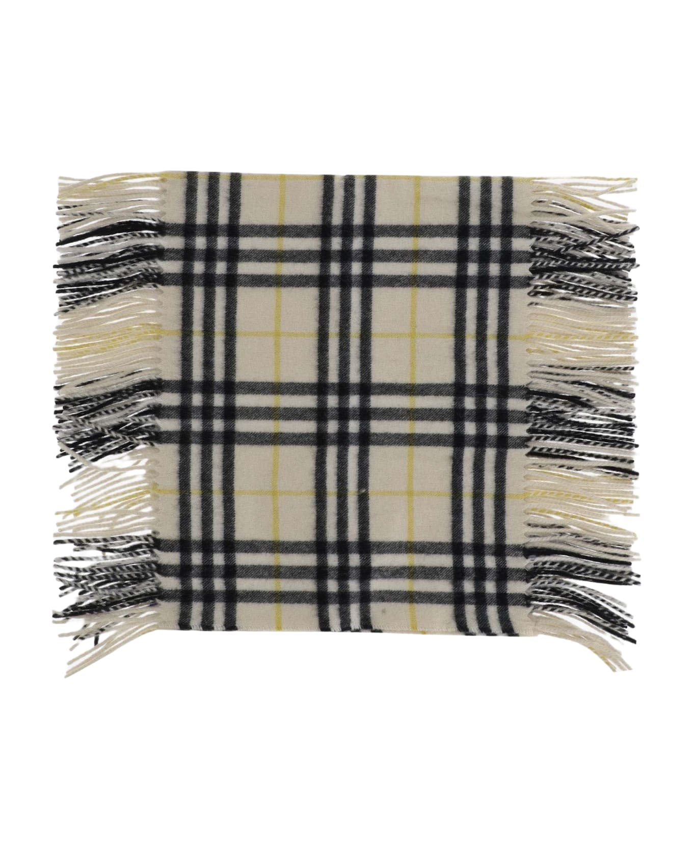 Embroidered Cashmere Scarf - 1
