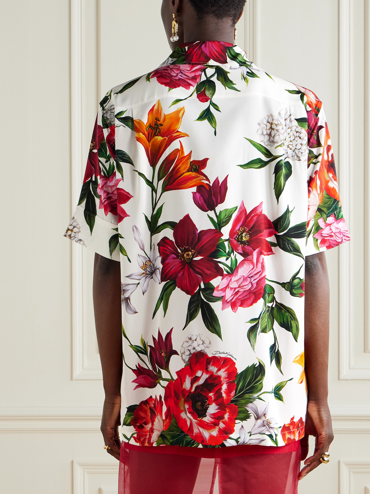 Floral-print Silk-blend Shirt - 3
