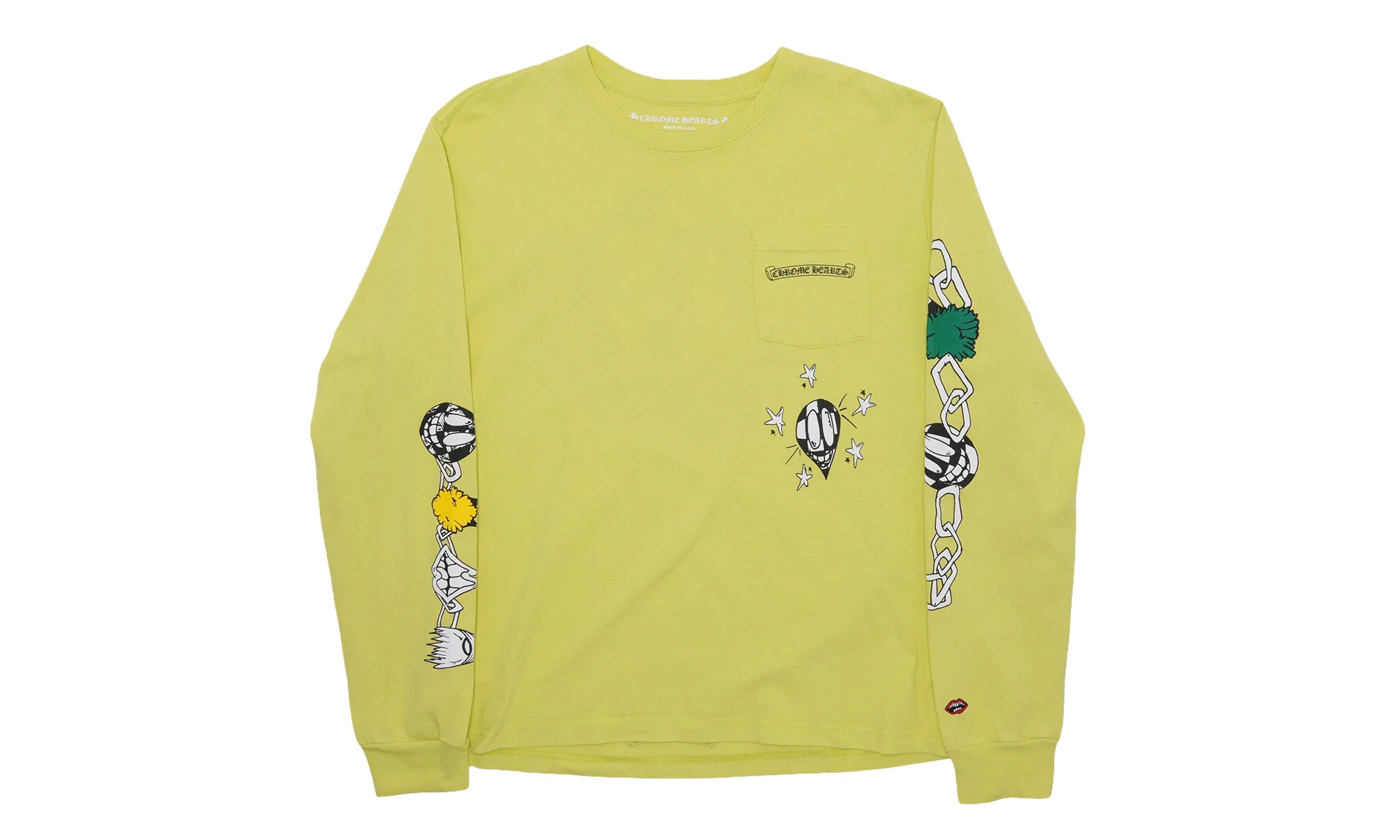 Matty Boy Links Long Sleeve Pocket T-Shirt "Green" CHRM0741 - 1
