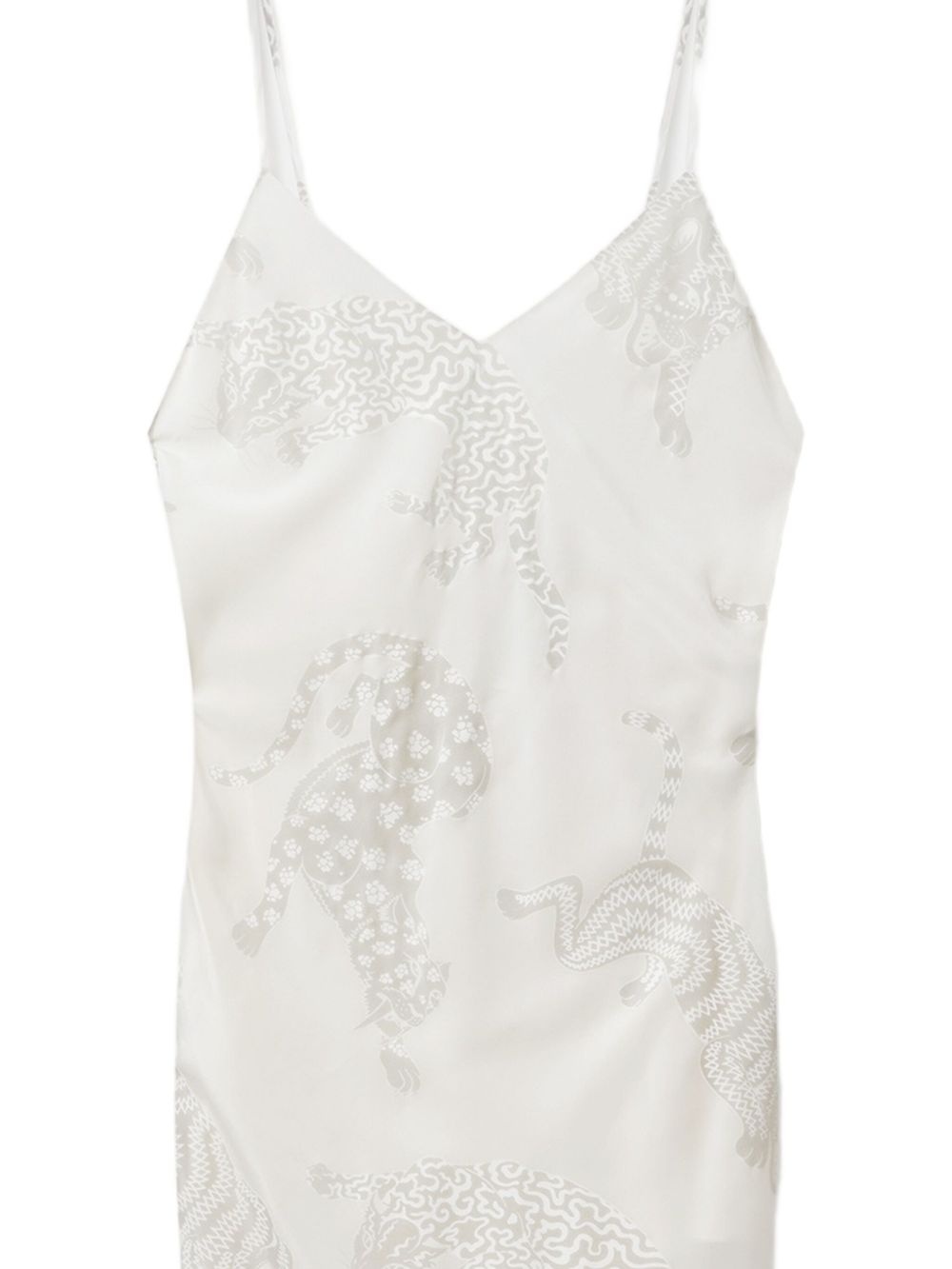 leopard-pattern sleeveless dress - 2
