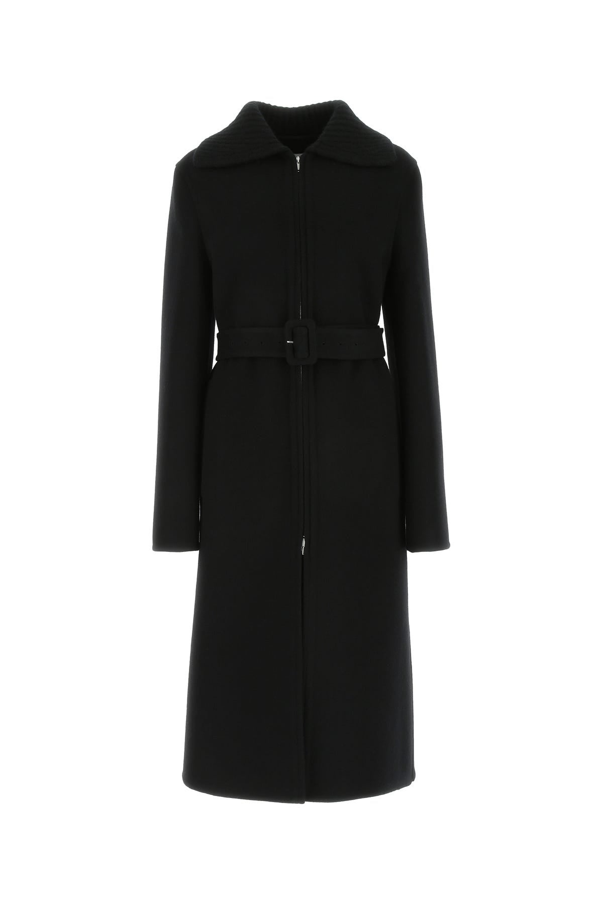 コート JIL SANDER Black Wool Blend Coat Jil Sander Black wool blend coat | wananluxury | REVERSIBLE