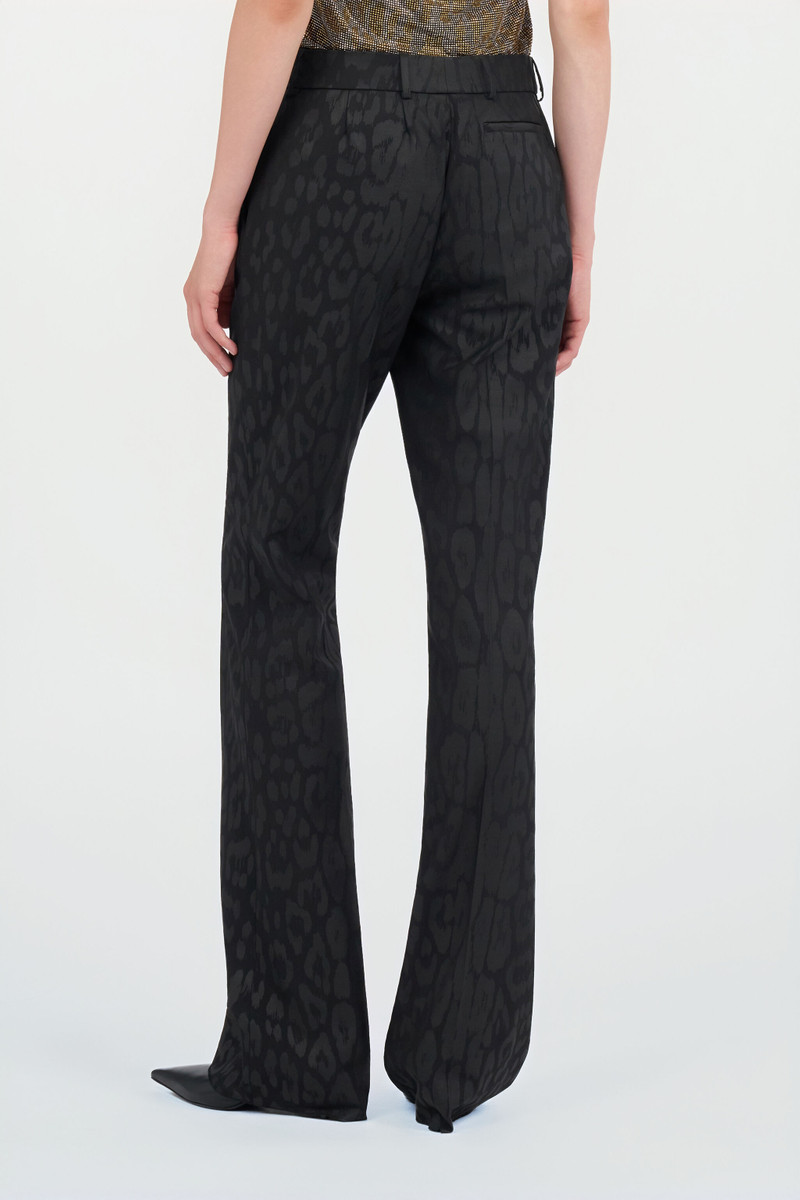 Plain print trousers 4