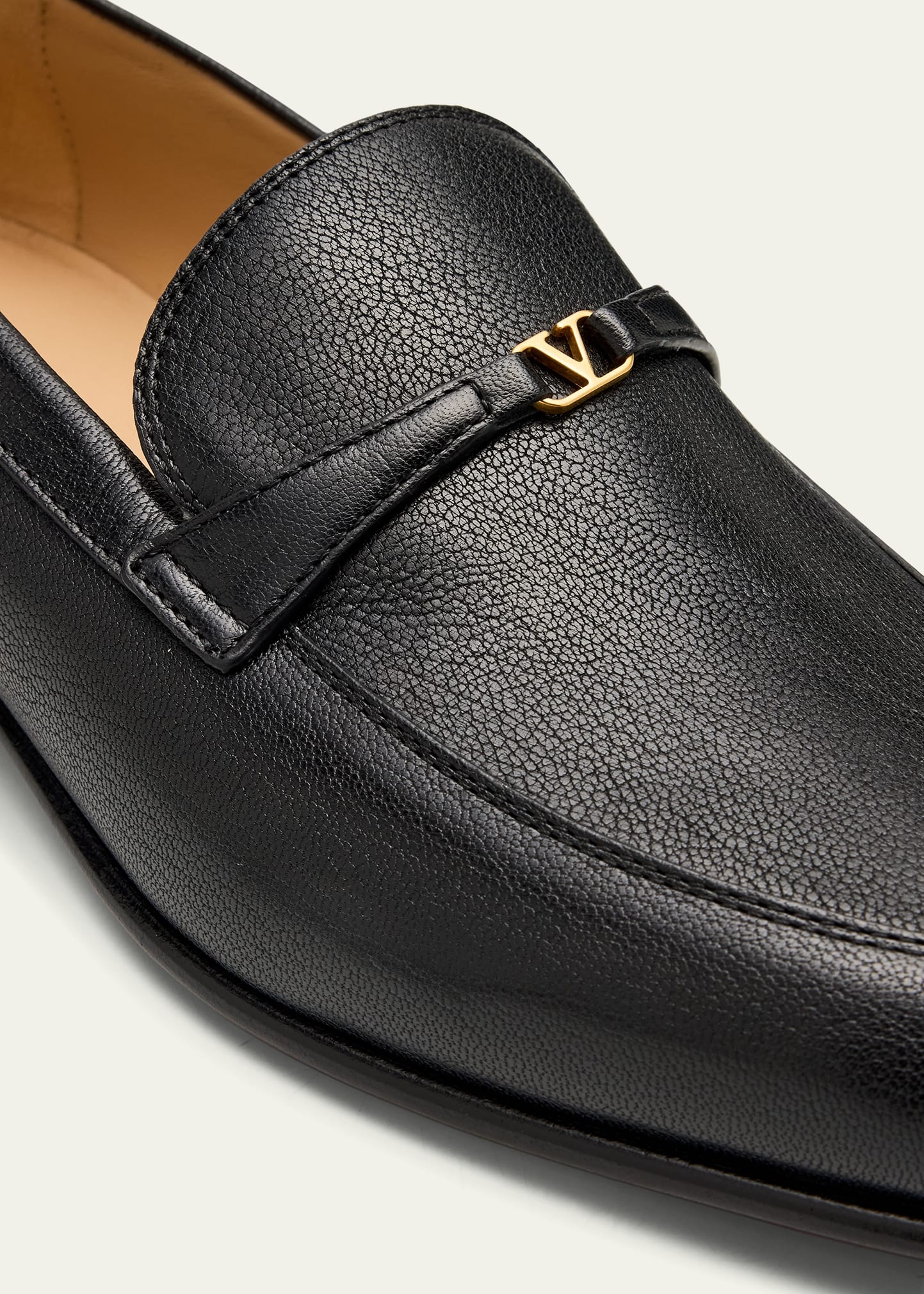 Men's VLogo Goatskin Loafers - 6