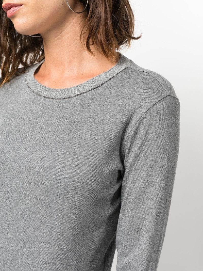 fine-knit crew-neck jumper 5