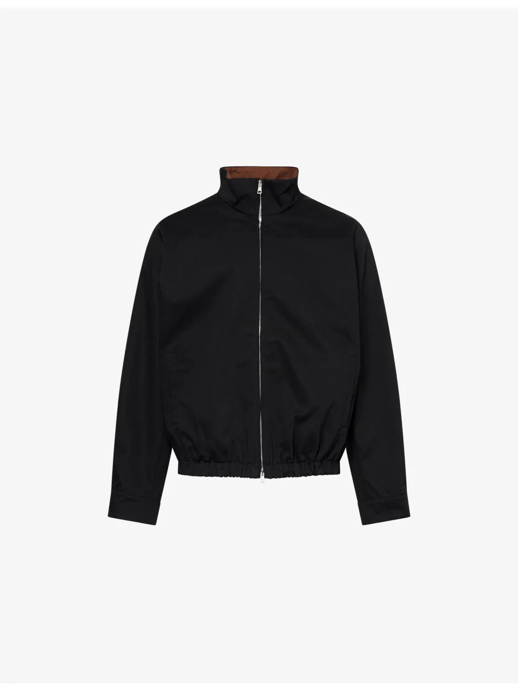 Casino High-Neck Cotton-Twill Jacket - 1