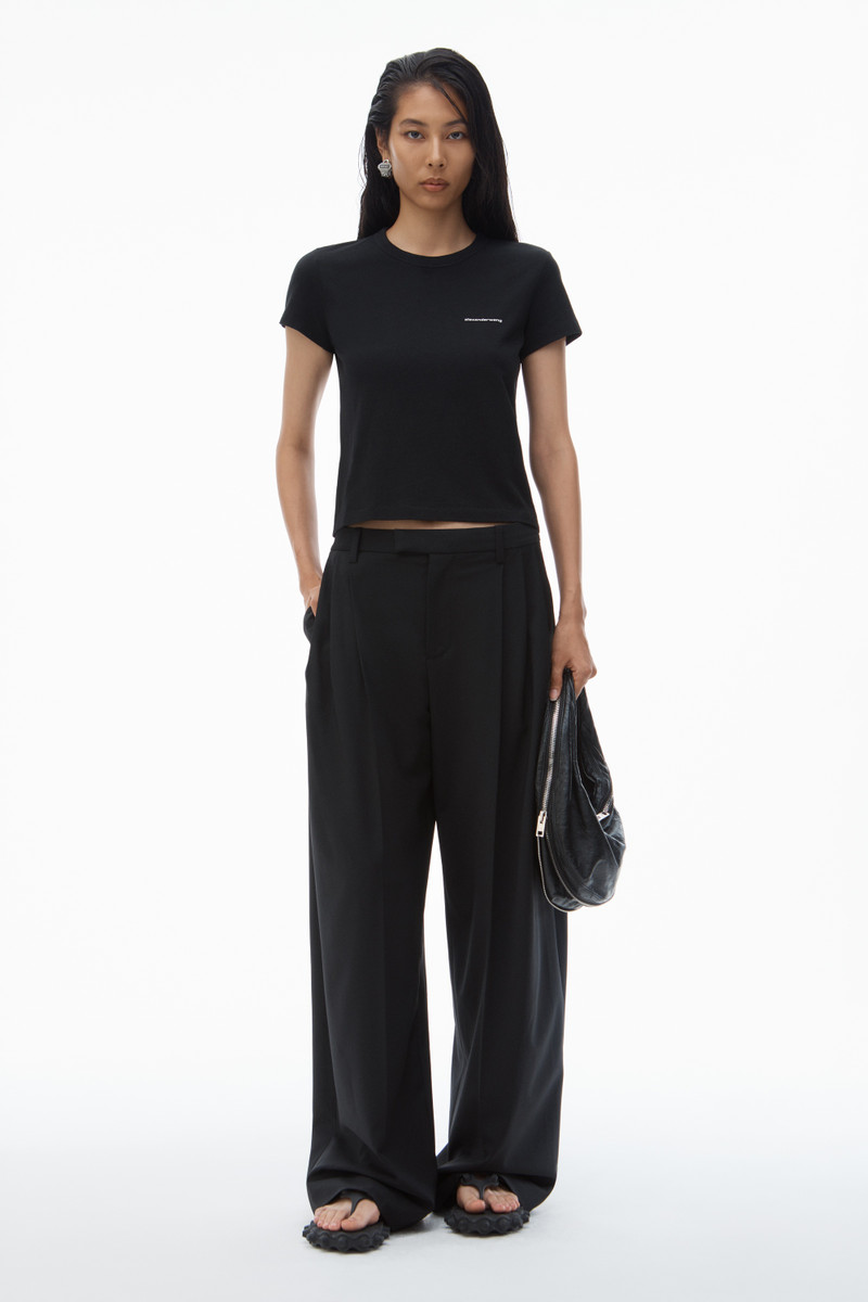 Alexander Wang SHRUNKEN TEE IN HIGH TWIST JERSEY outlook