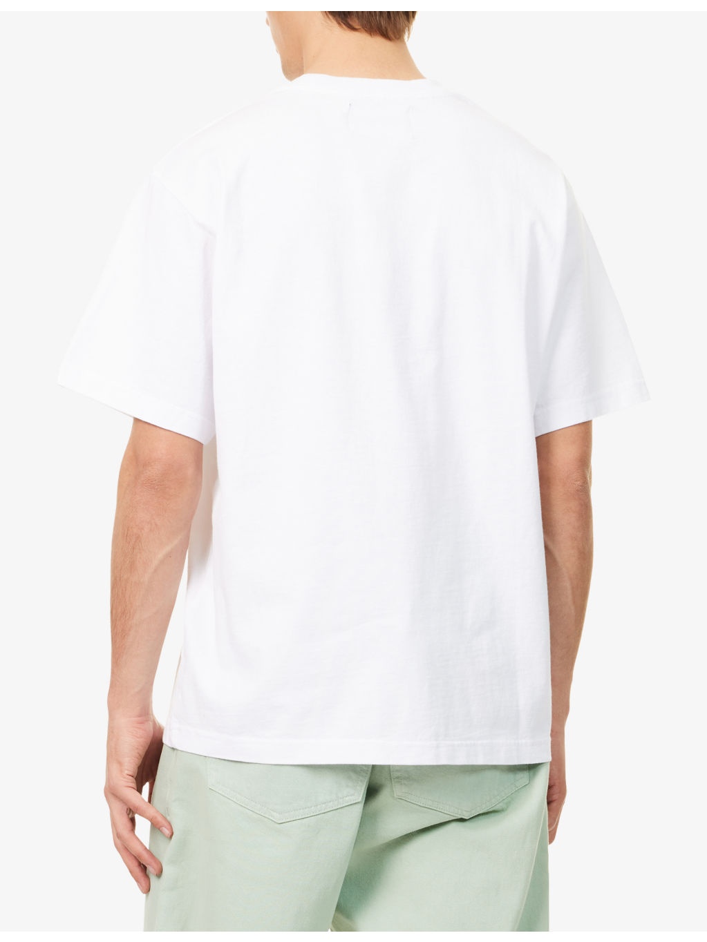 Patch-Pocket Crewneck Cotton-Jersey T-Shirt - 4