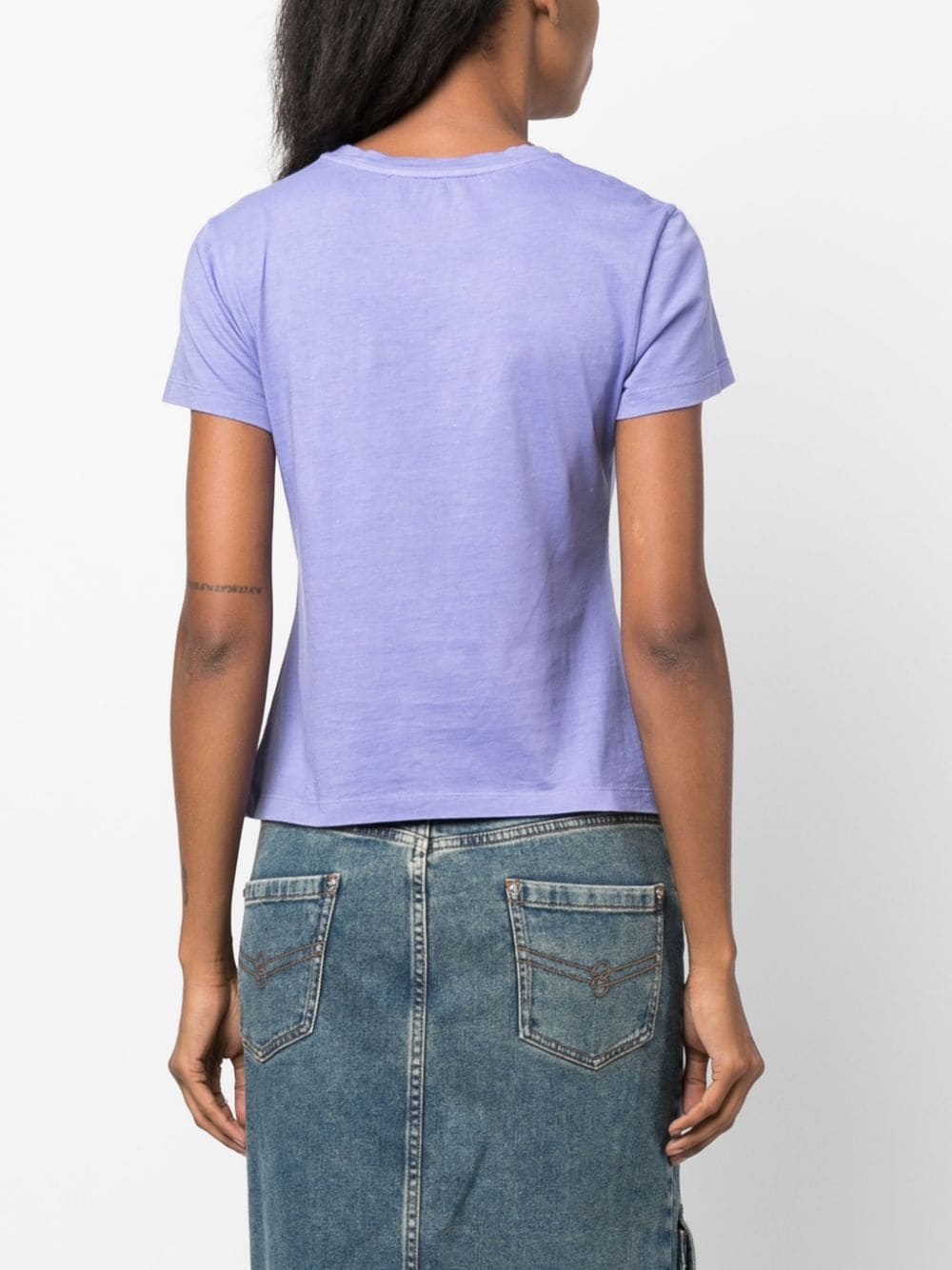 logo-print cotton T-shirt - 4