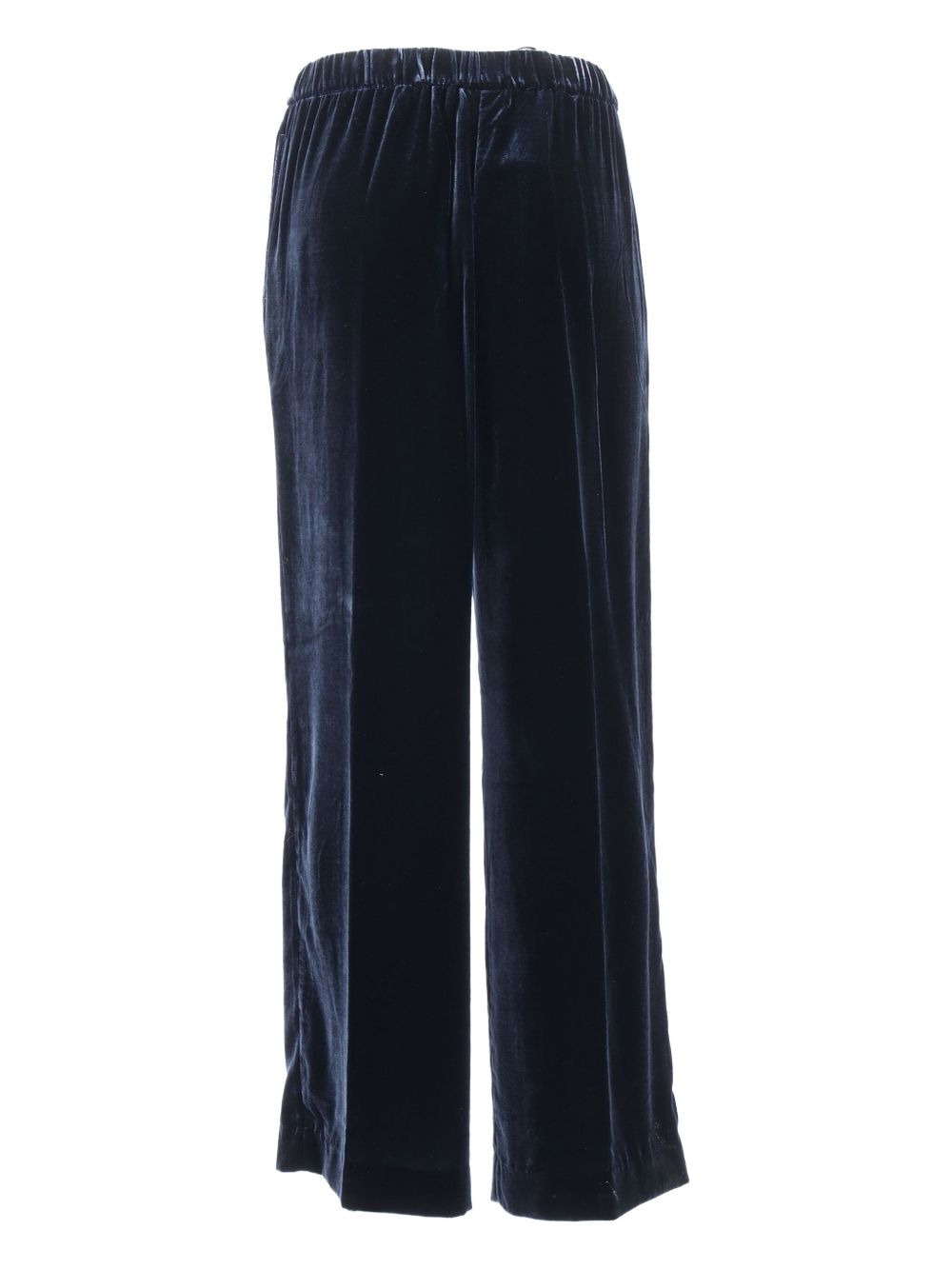 velvet cropped trousers - 2