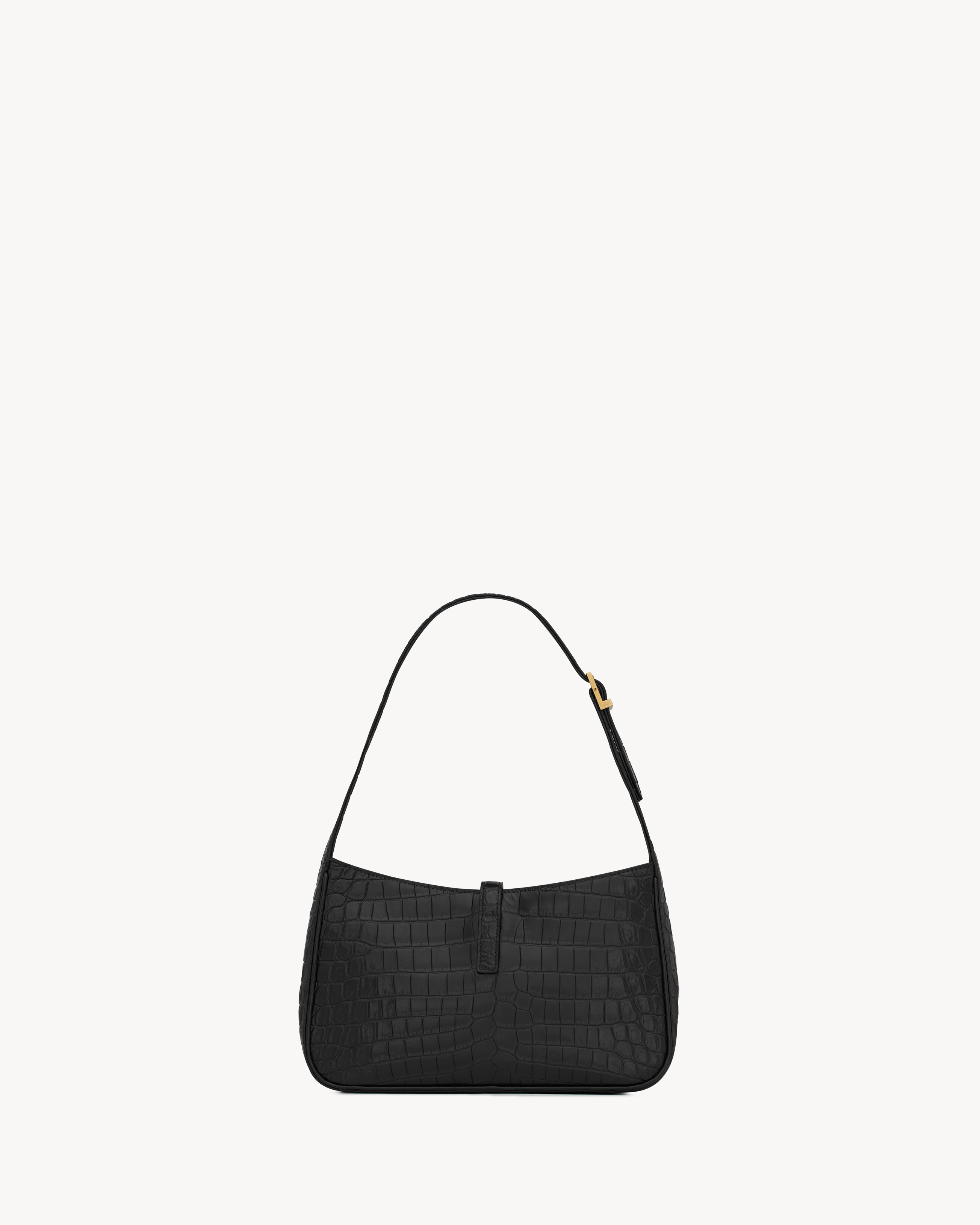 LE 5 À 7 IN CROCODILE-EMBOSSED SHINY LEATHER - 2