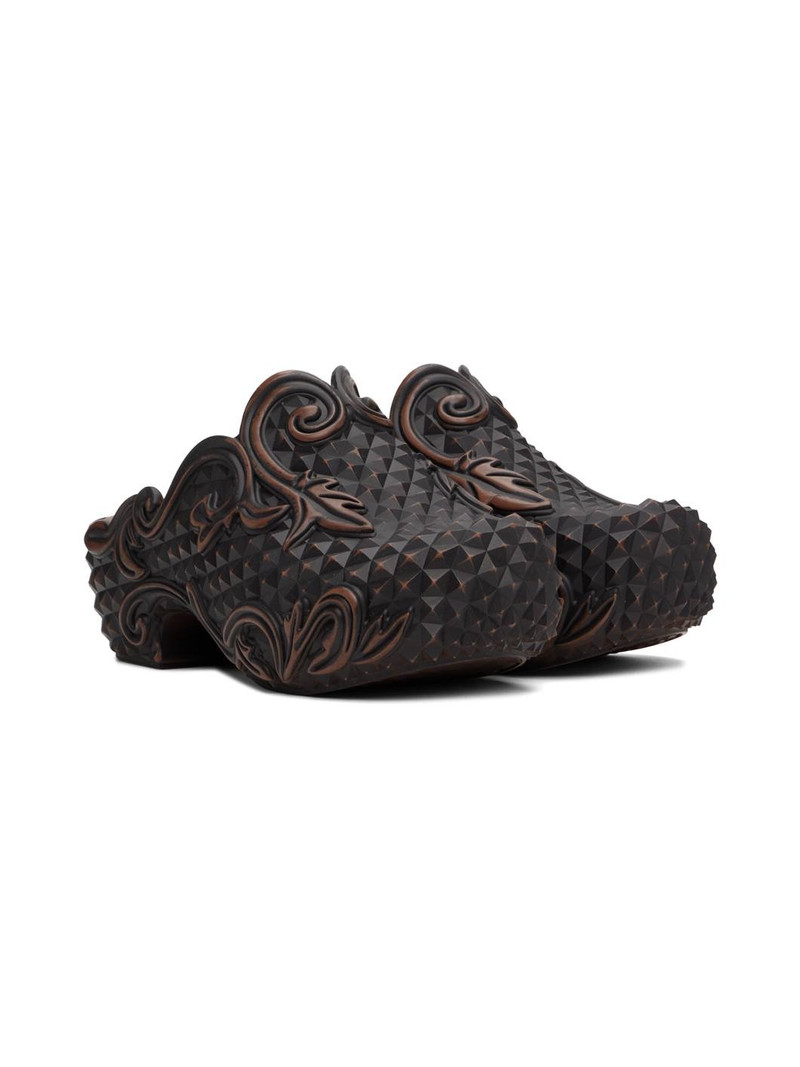 Brown Melissa Edition Court Clogs 4