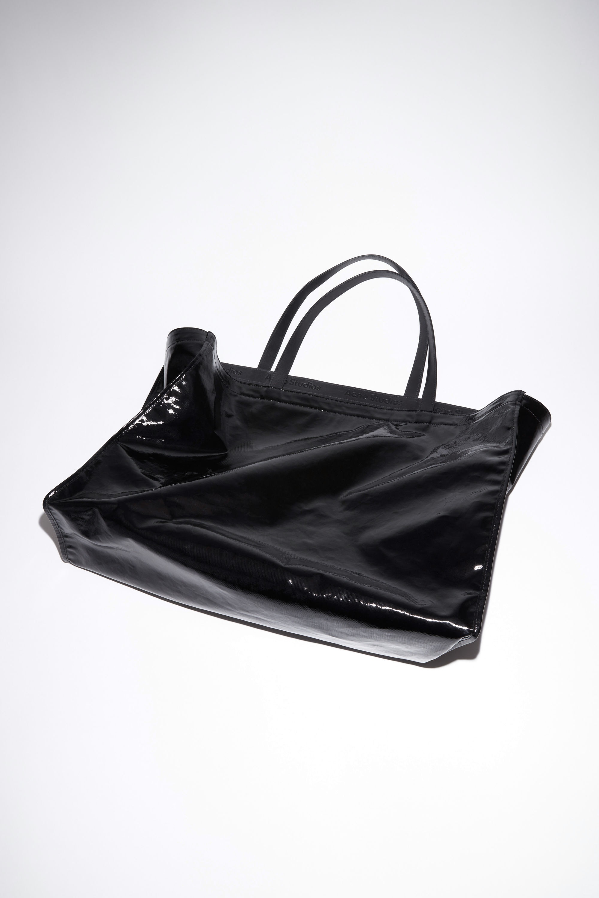 East-West tote bag - Black - 4