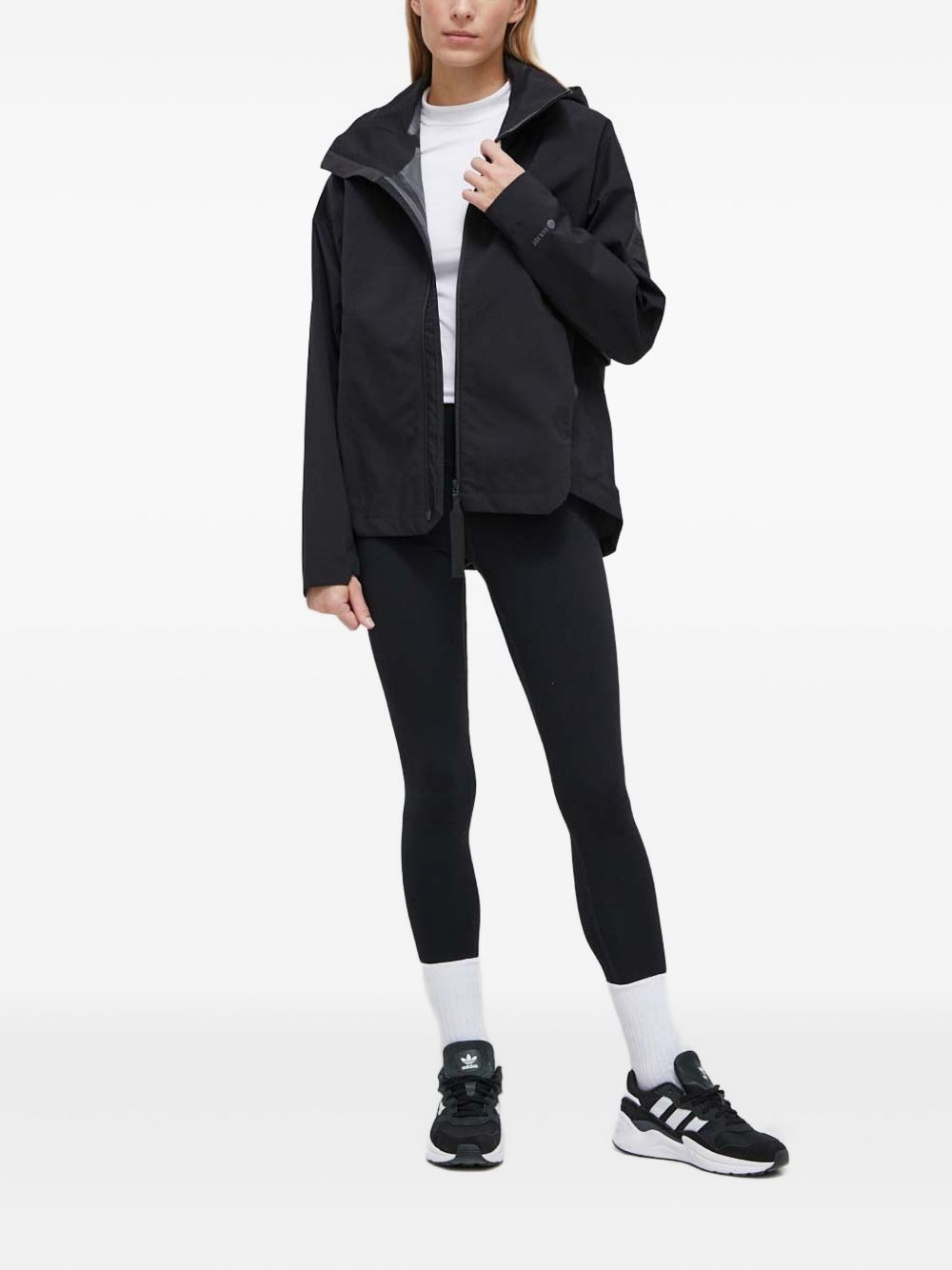 three-stripe hooded jacket - 2