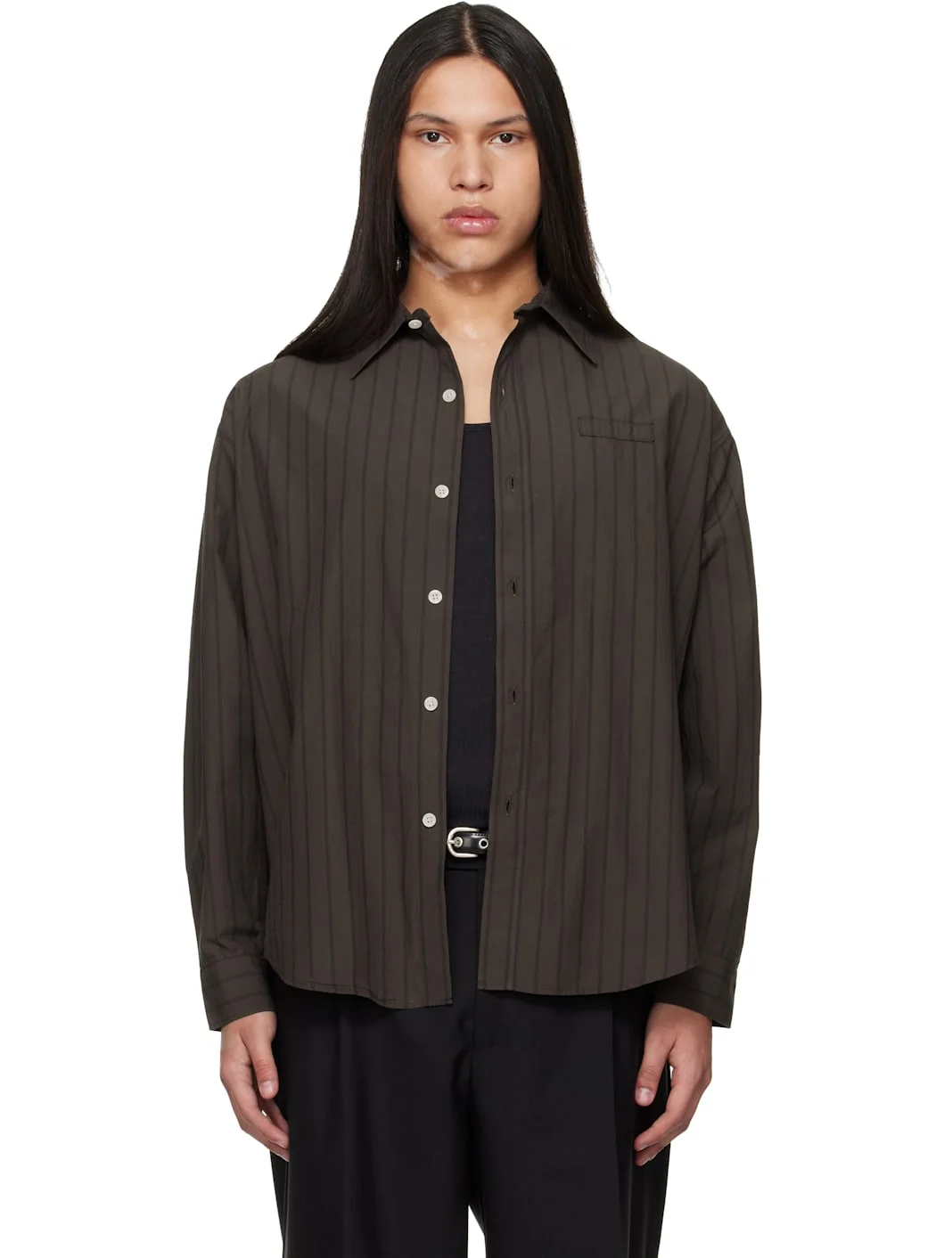 Brown Essay Shirt - 1