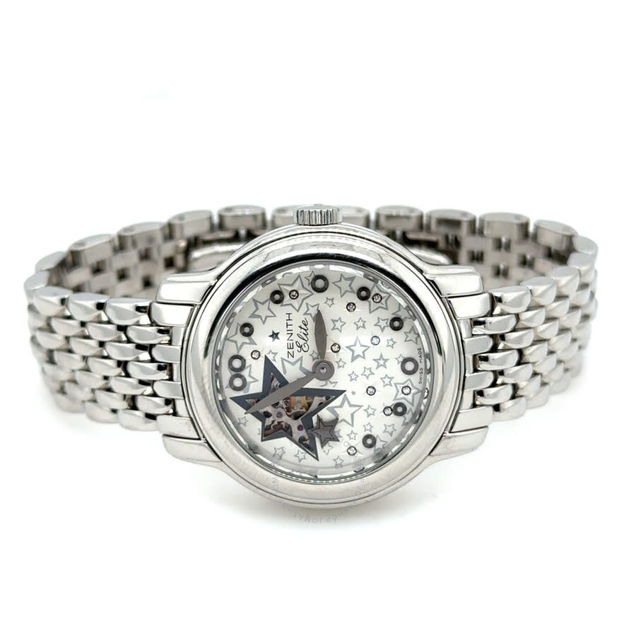 Pre-owned Zenith Baby Star Silver-tone Dial Ladies Watch 16.1221.68/01.M1220 - 5