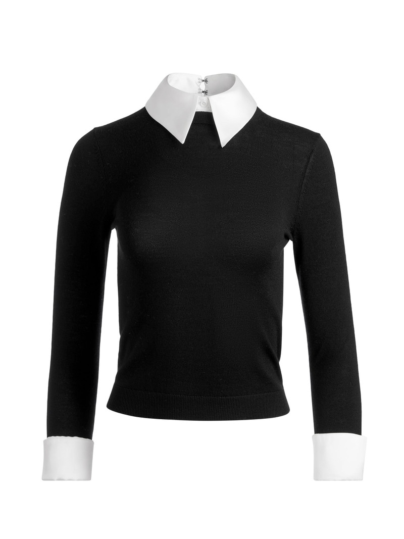 PORLA COLLARED SWEATER - 1