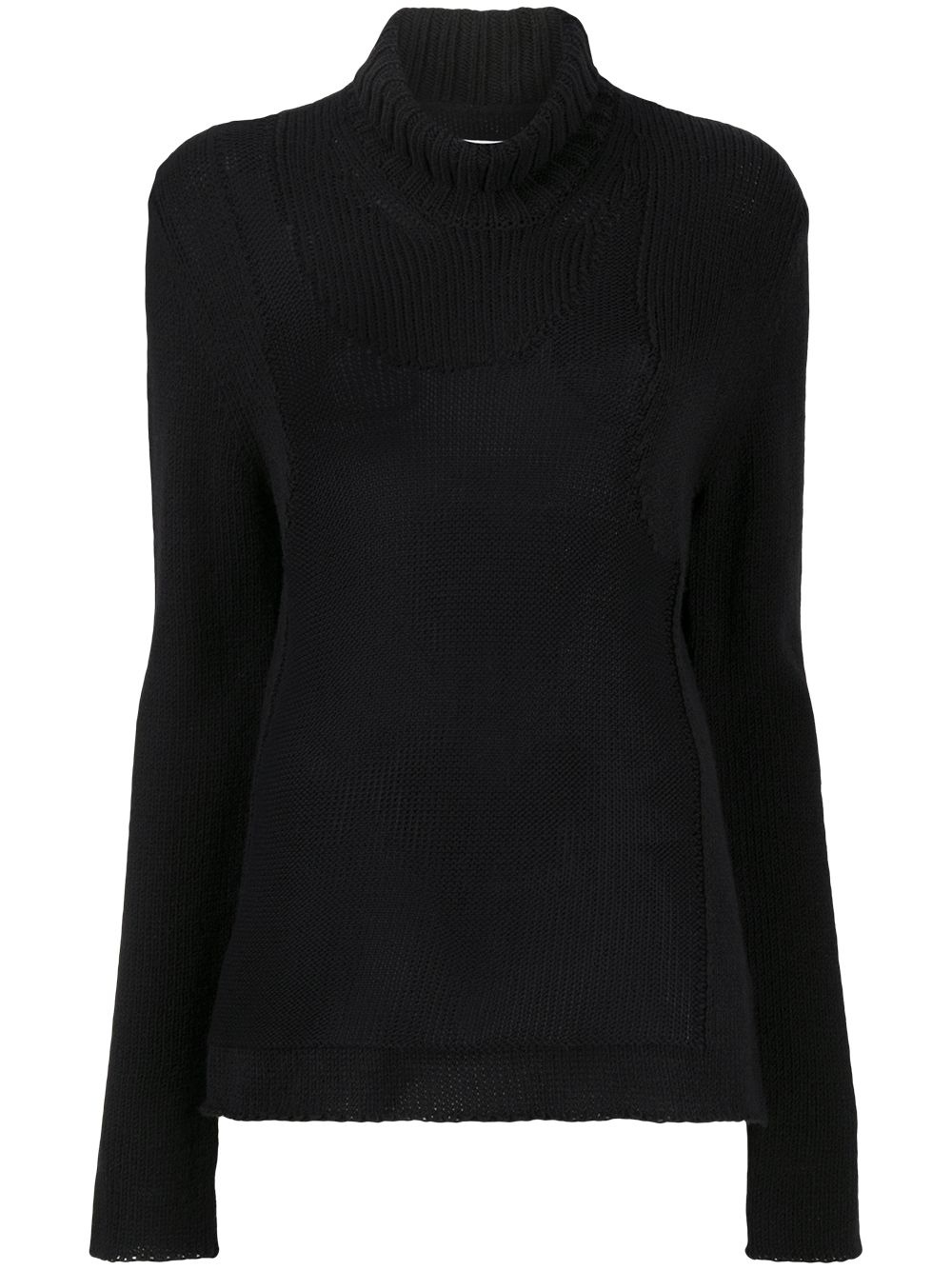 panelled knitted jumper - 1