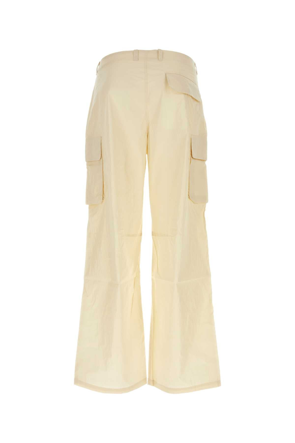 Our Legacy Men Cream Cotton Blend Mount Cargo Pant - 2
