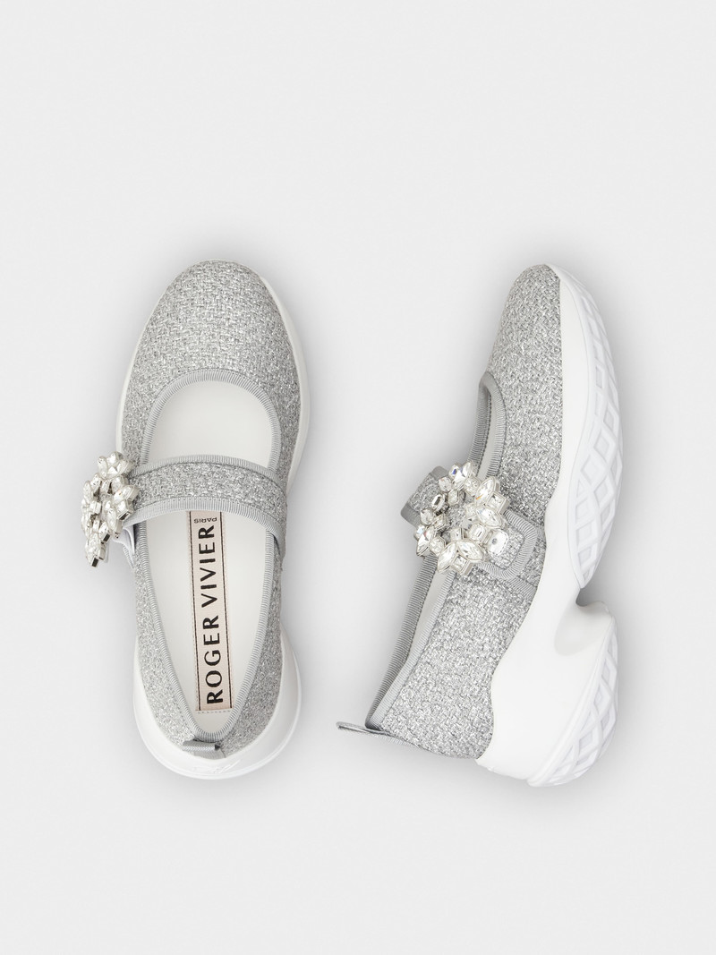Viv' Run Babies Sneakers in lurex 4