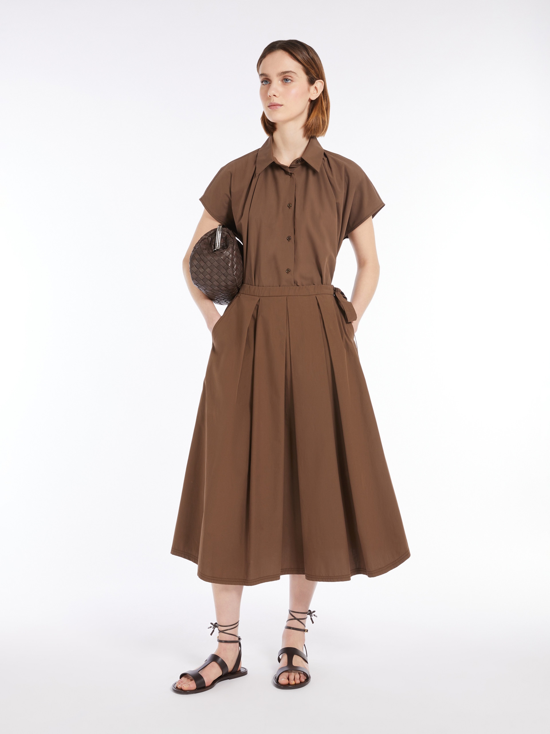 FOLK Cotton-poplin skirt - 2