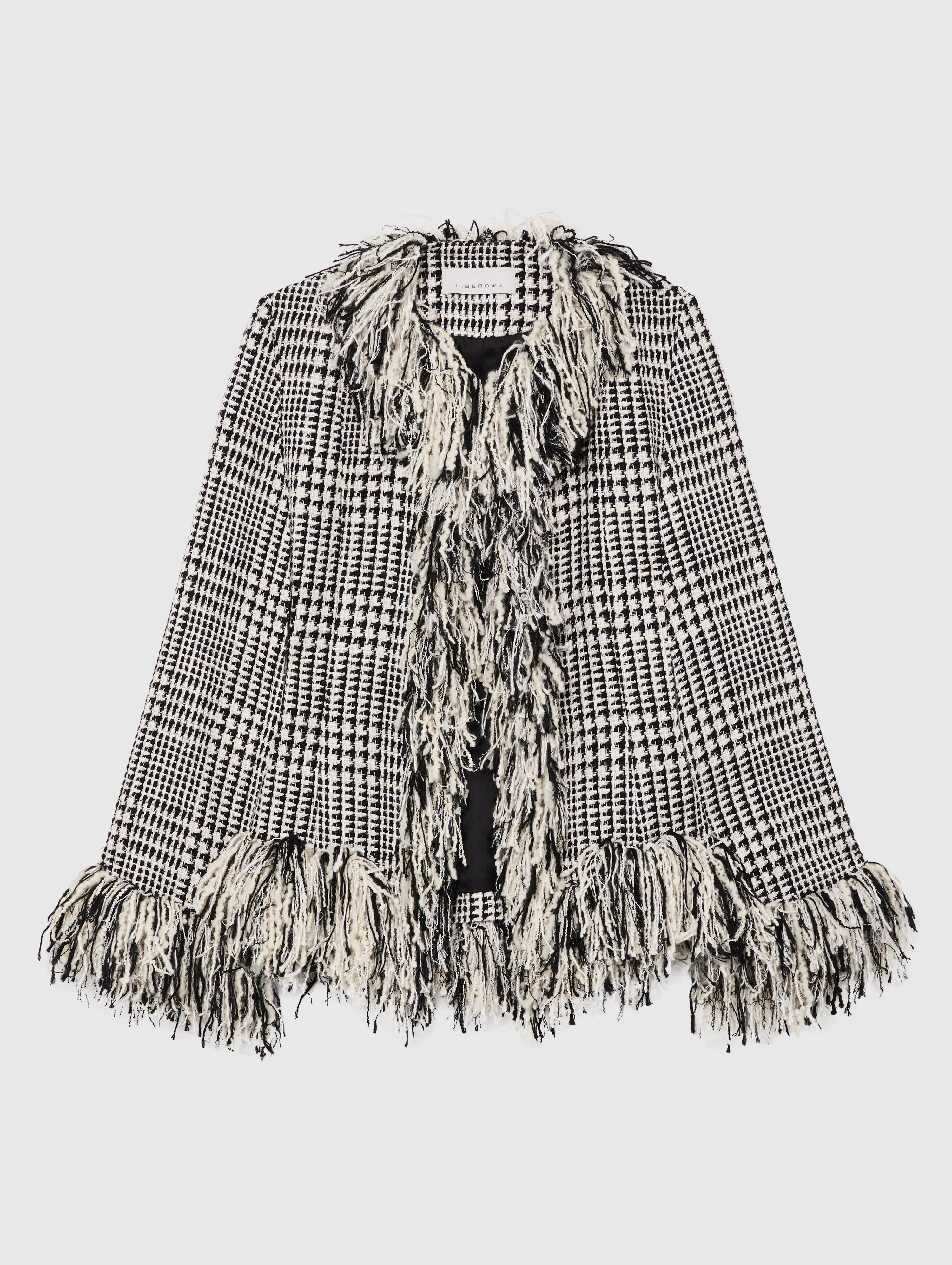 PRE-ORDER/ CHECK FRINGE BANKER JACKET - 1