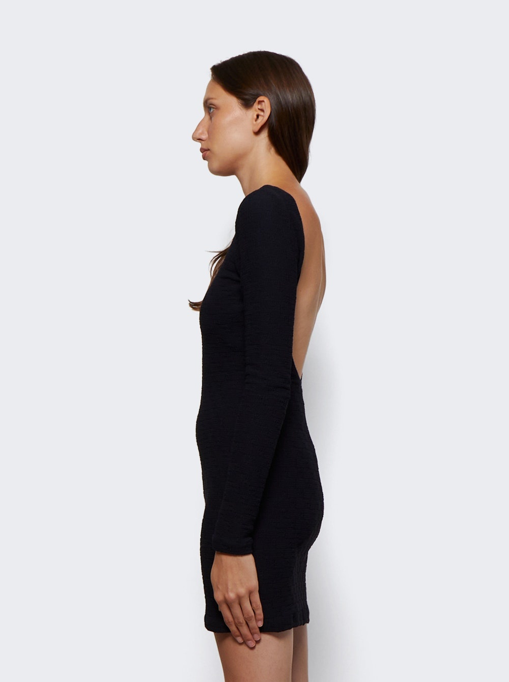 Long Sleeve Dress Black - 4