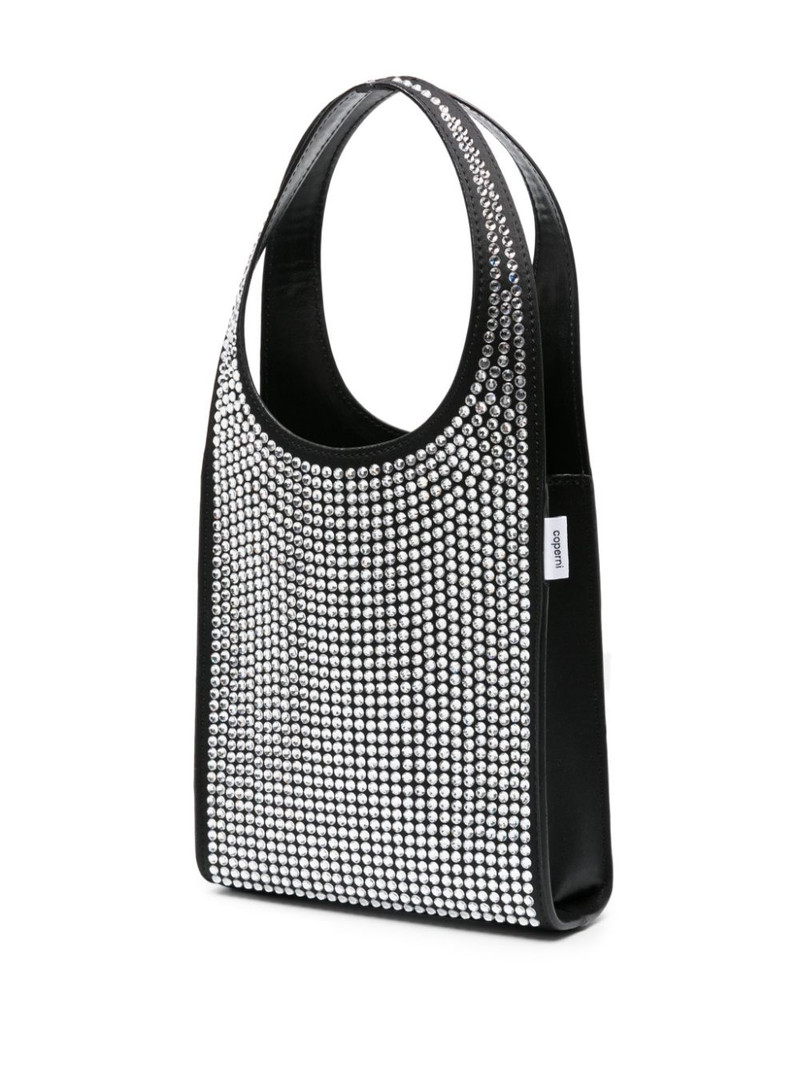 mini Swipe crystal-embellished tote bag 3