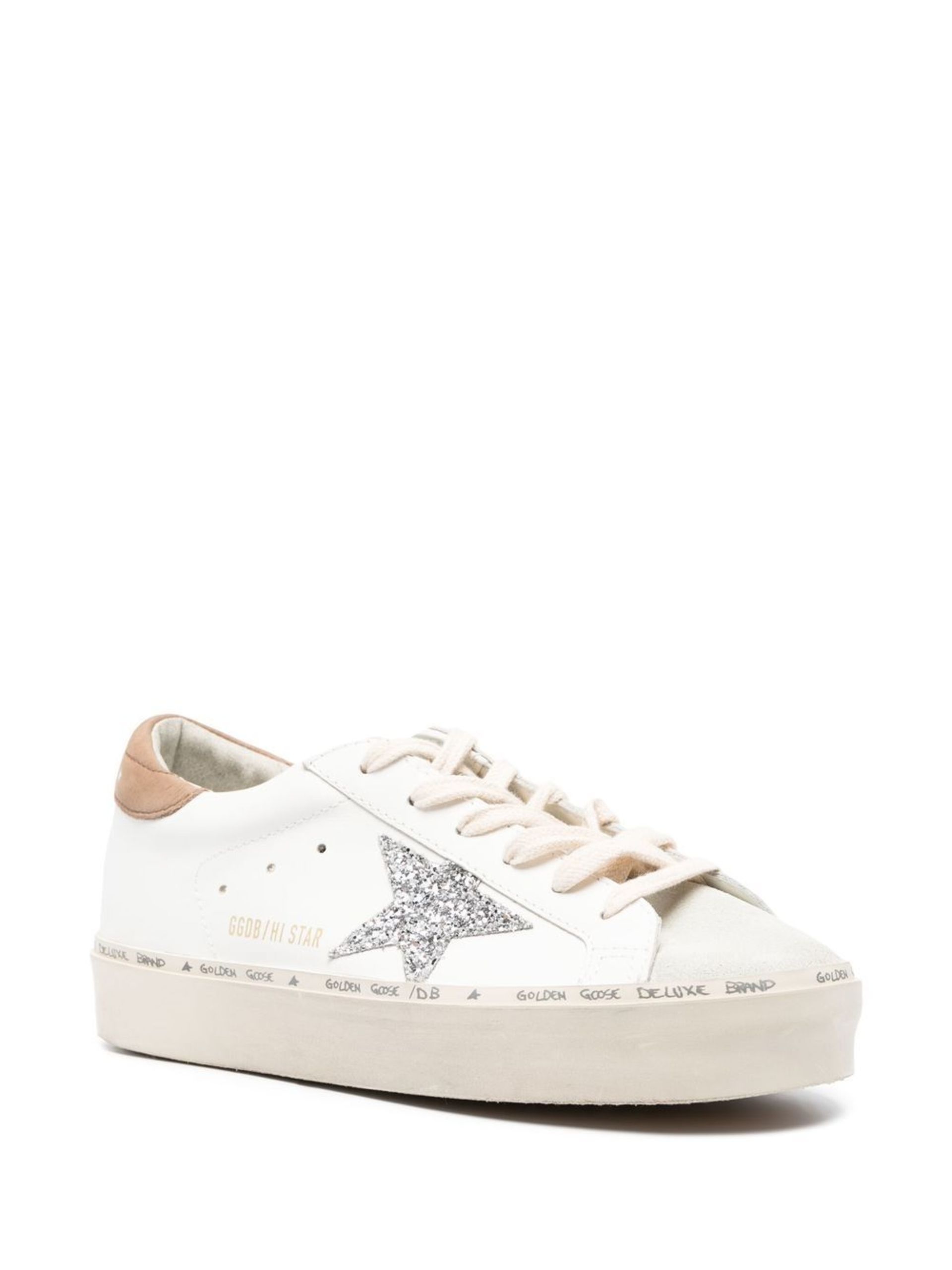 white Hi Star leather sneakers - 2