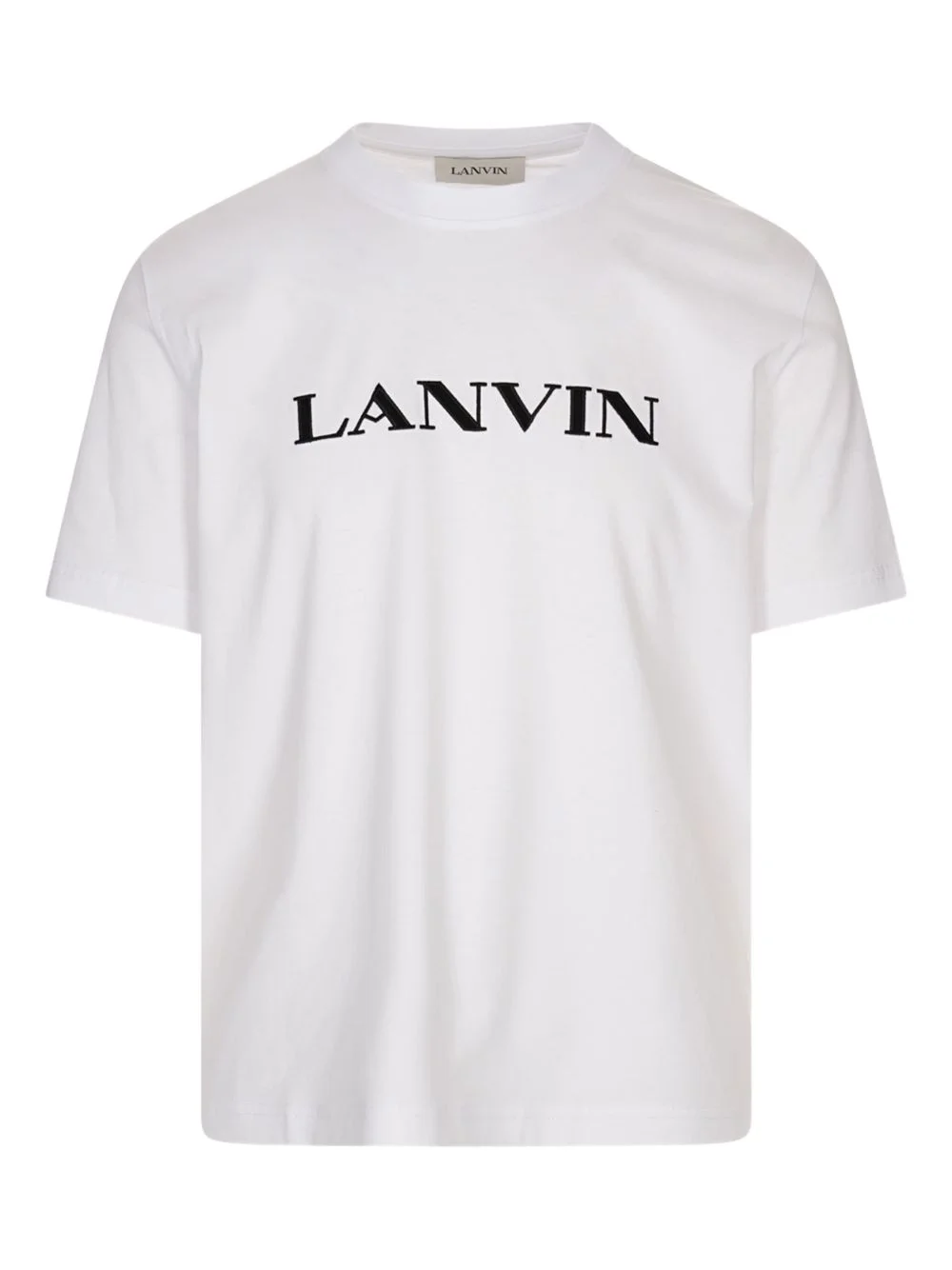 logo-embroidered cotton T-shirt - 1