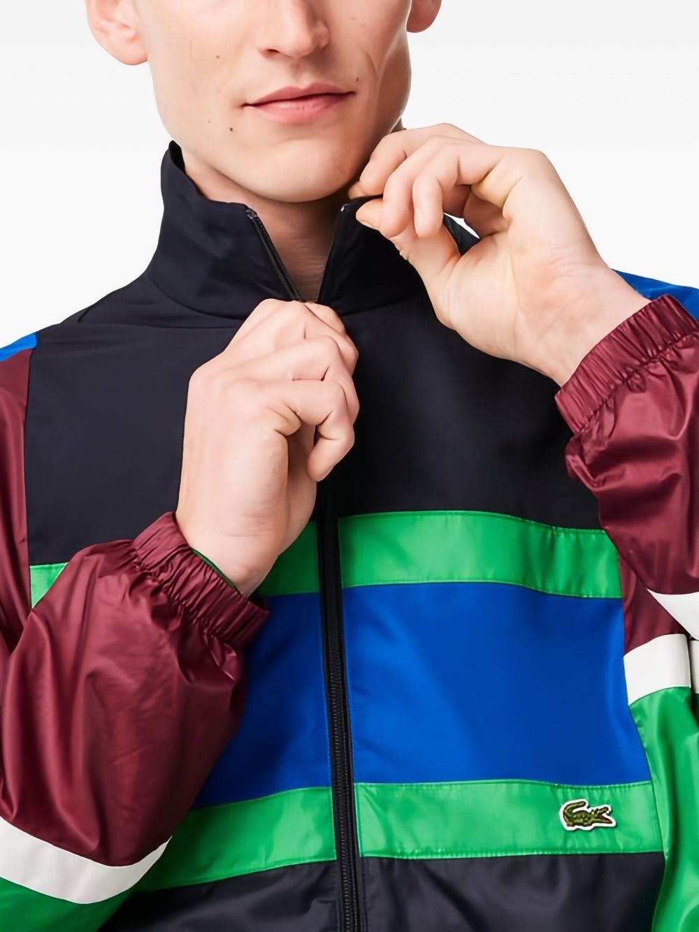 colour-block track jacket - 4