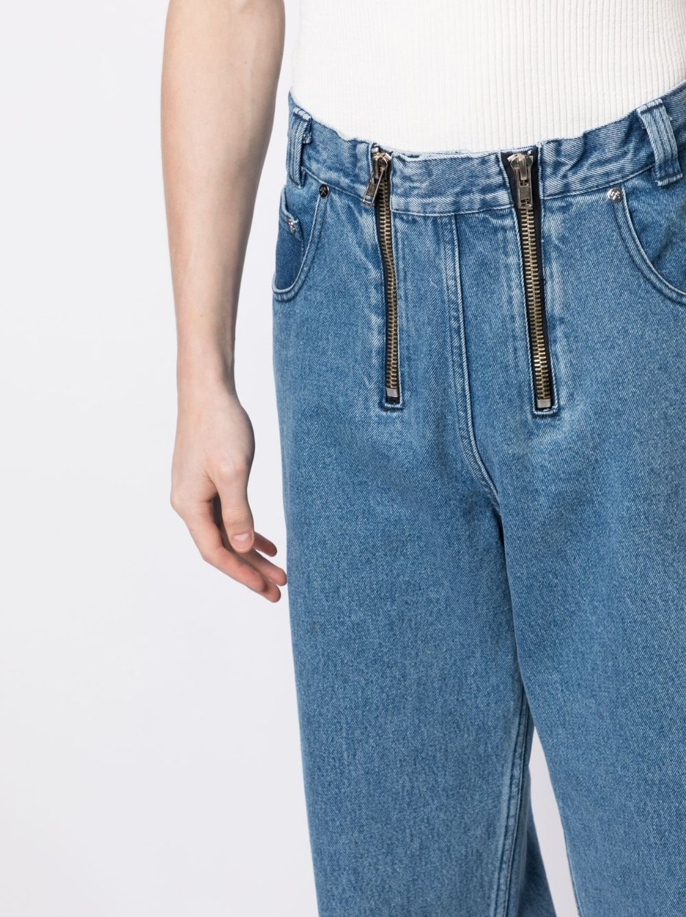 zip-up lose-fit jeans - 5