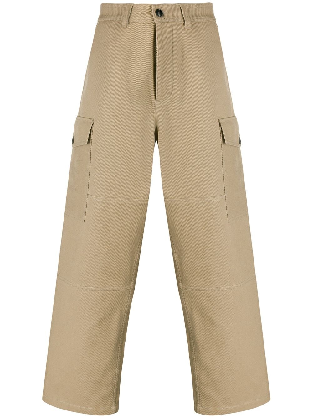 straight cargo trousers - 1