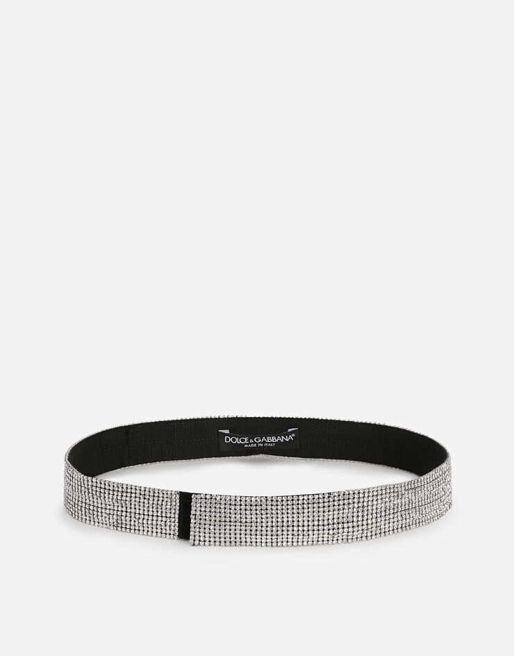 Crystal mesh belt with DG logo - 2