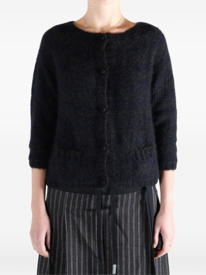 Daniela Gregis round-neck button-up cardigan outlook