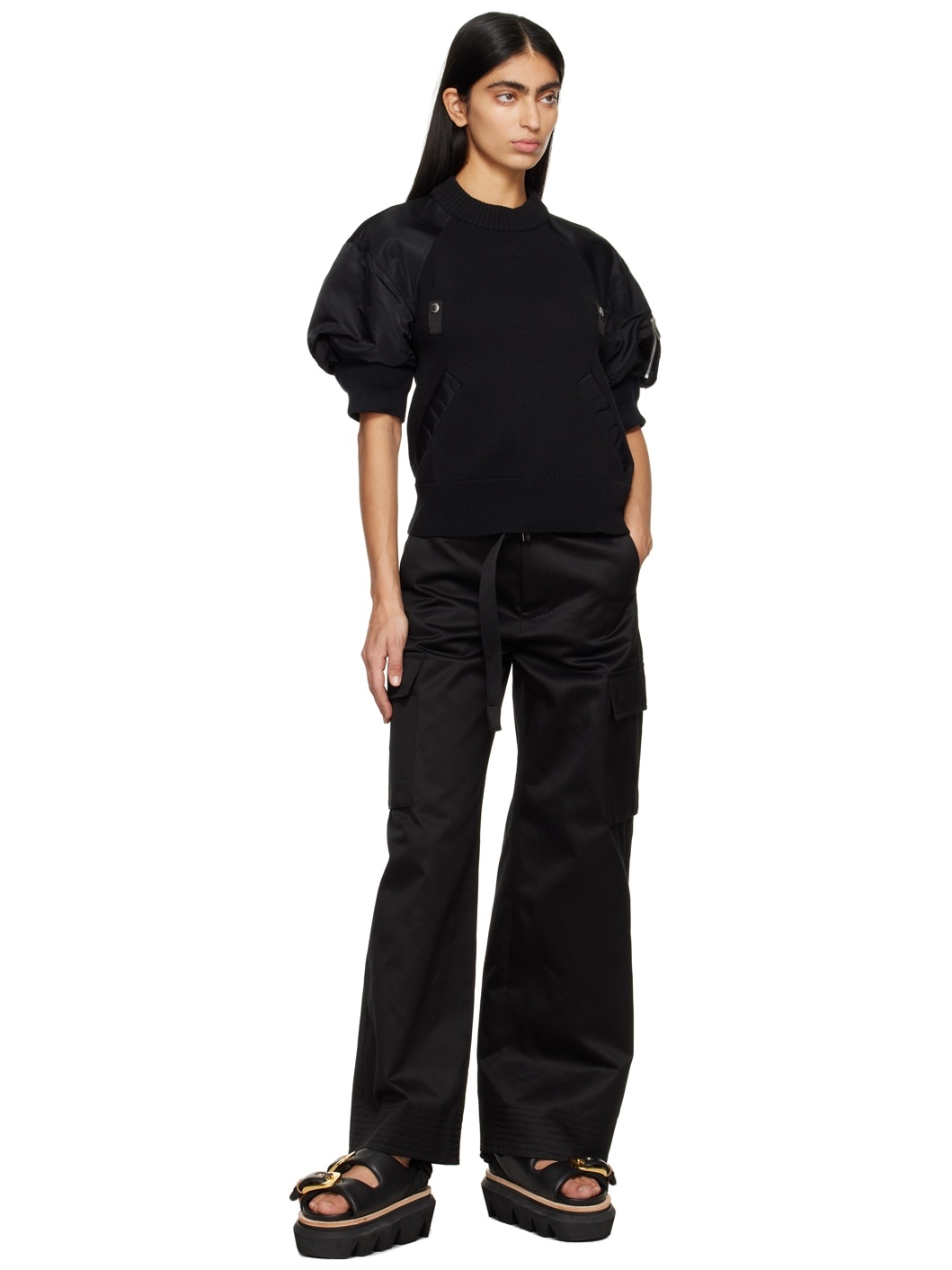 Black Belted Trousers - 4