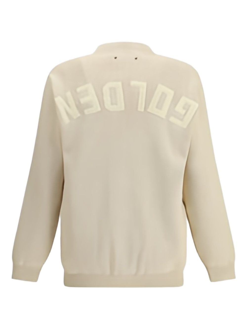 ribbed back-logo cardigan - 2