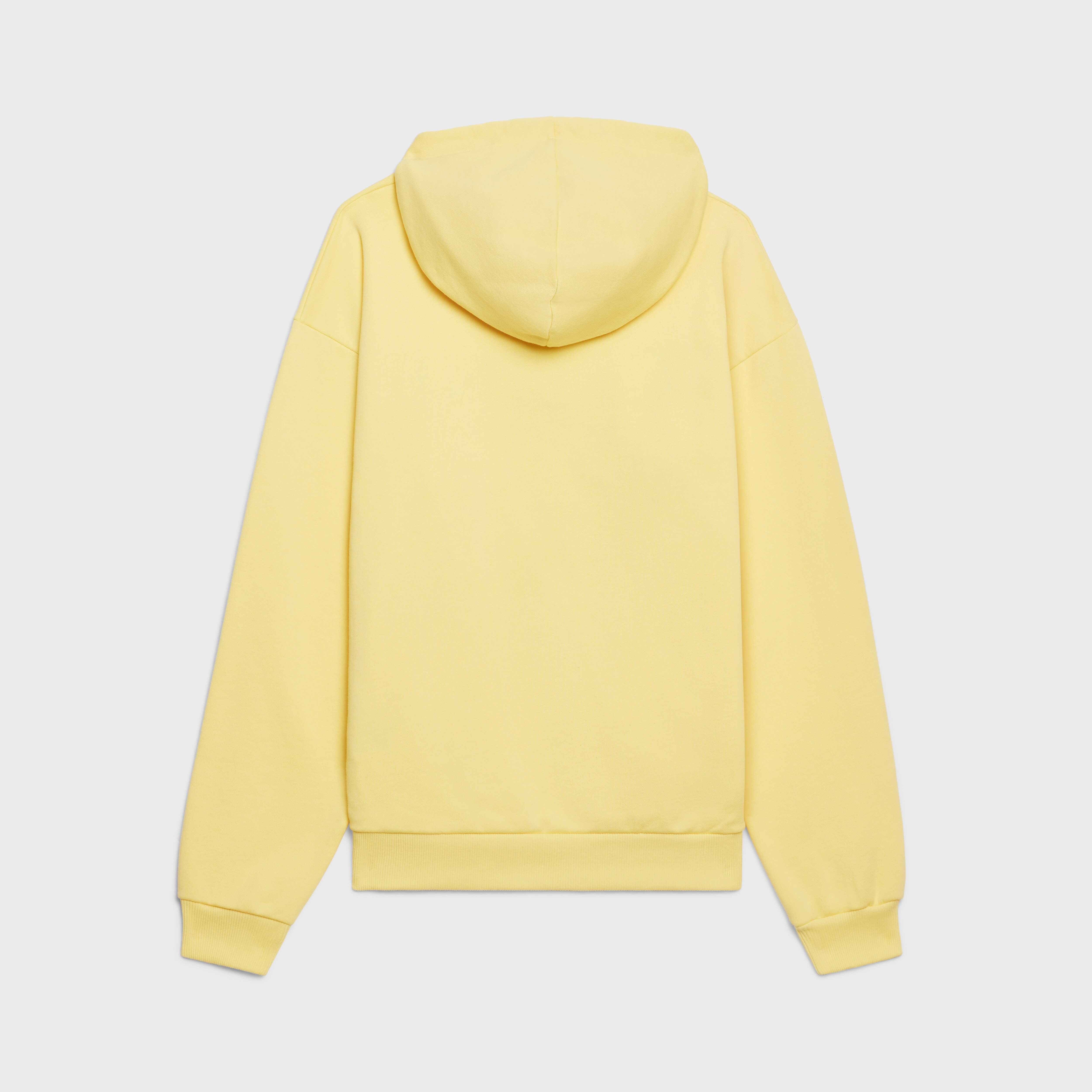 CELINE LOOSE COTTON FLEECE HOODIE - 2