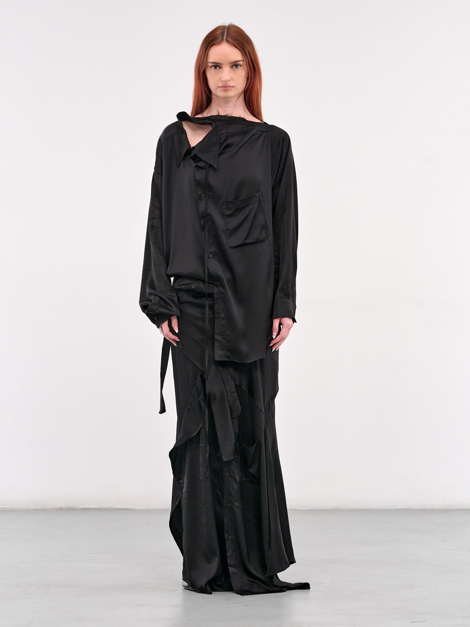 Deconstructed Shirt Dress - 1