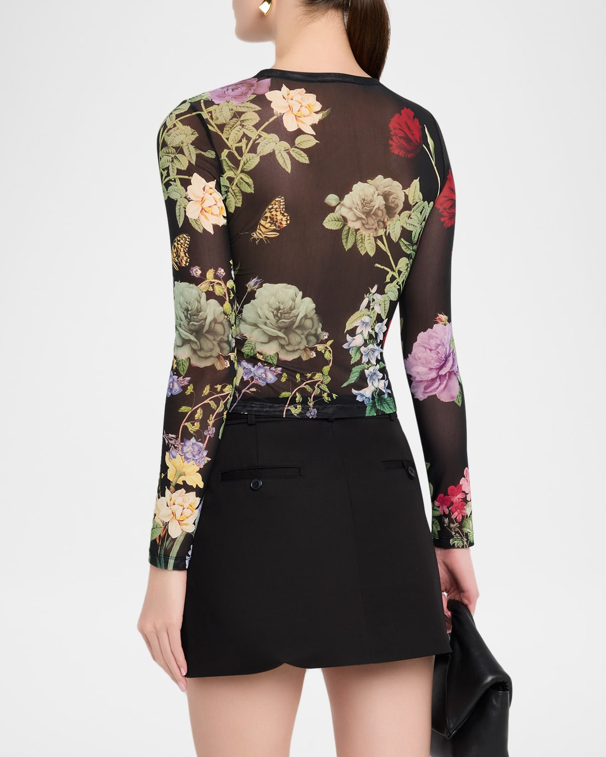 Delaina Venus Love Mesh Crop Top - 3
