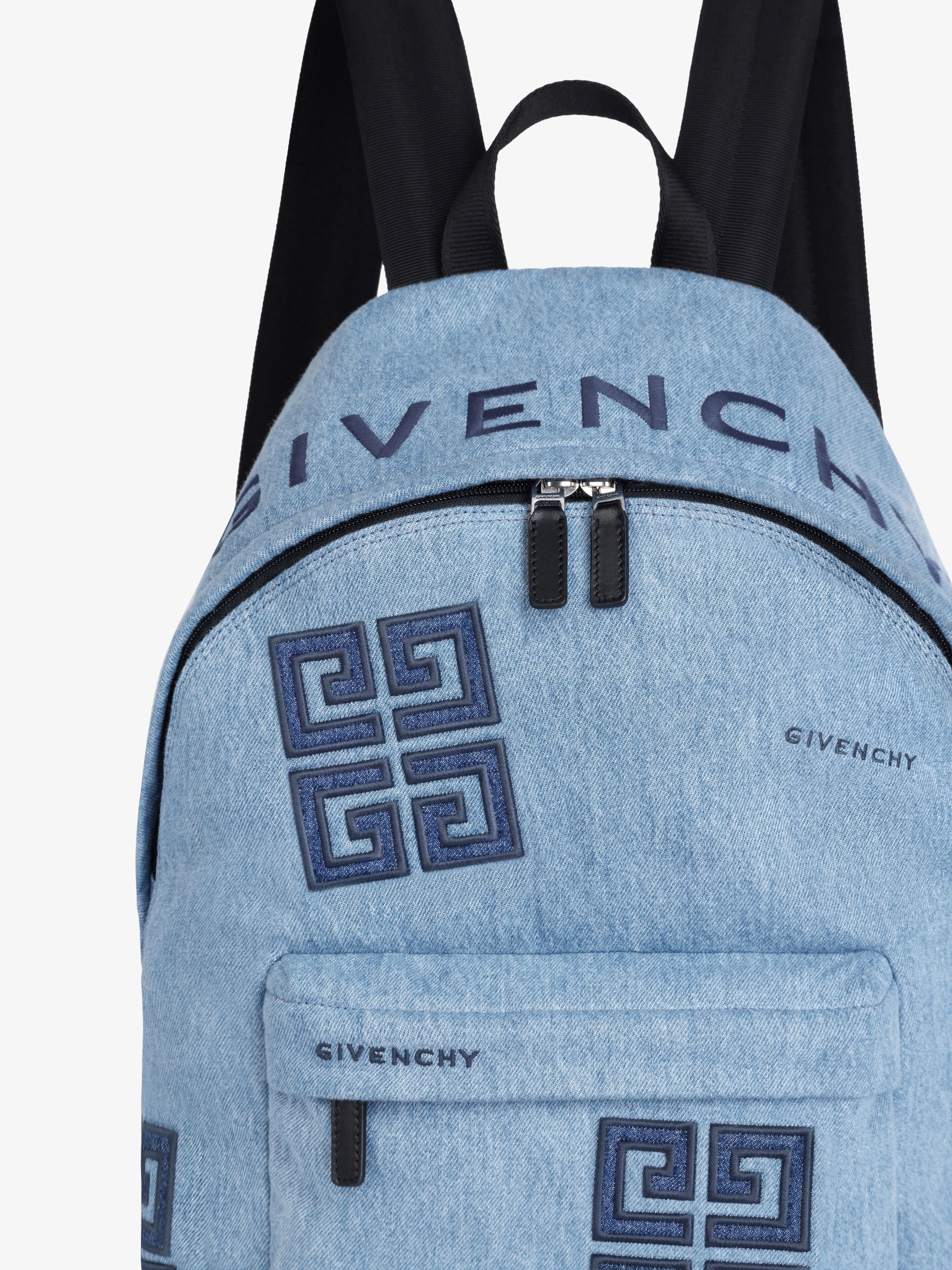 ESSENTIAL U BACKPACK IN 4G EMBROIDERED DENIM - 6