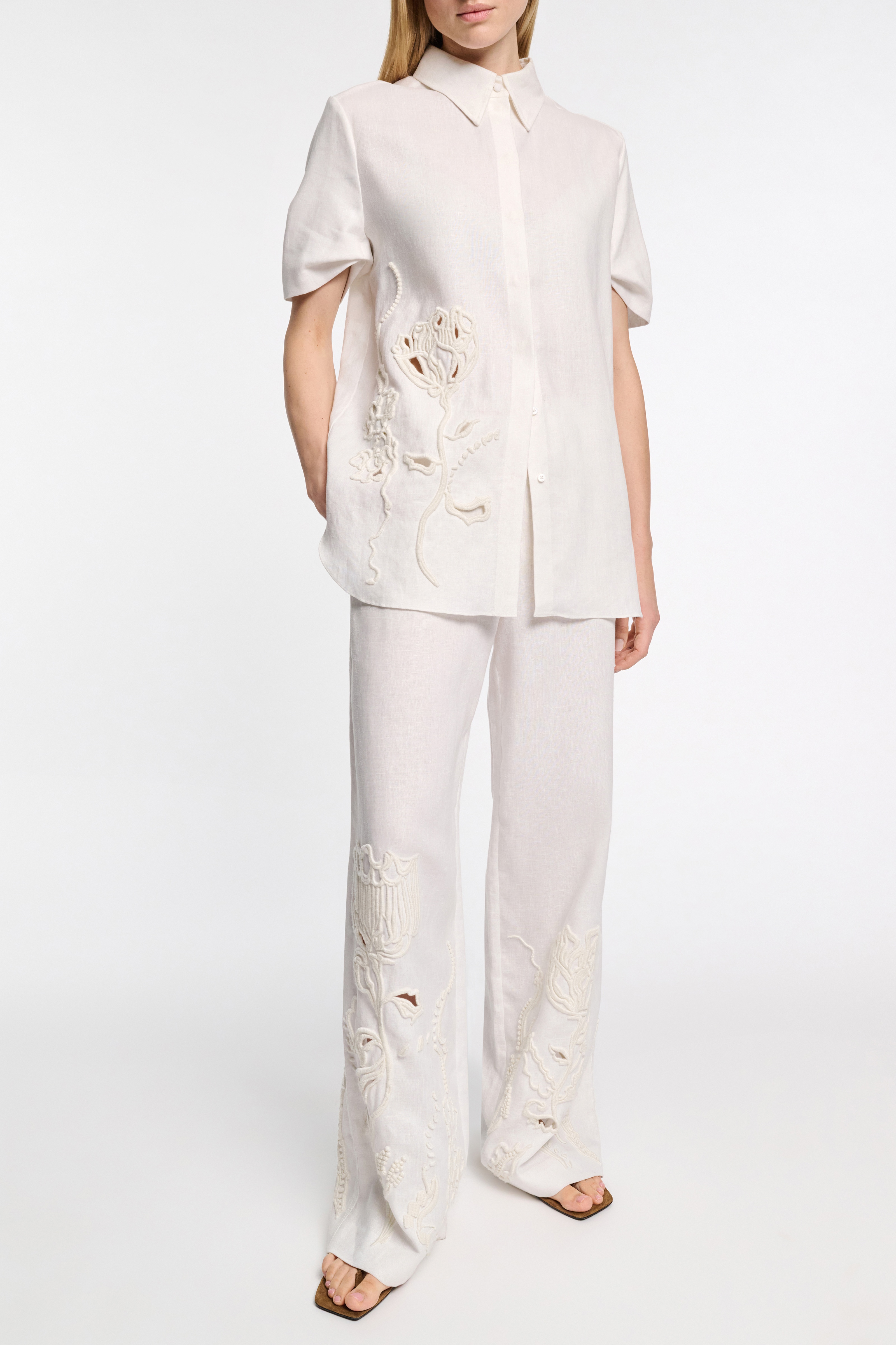 EMBROIDERED BEAUTY pants - 5