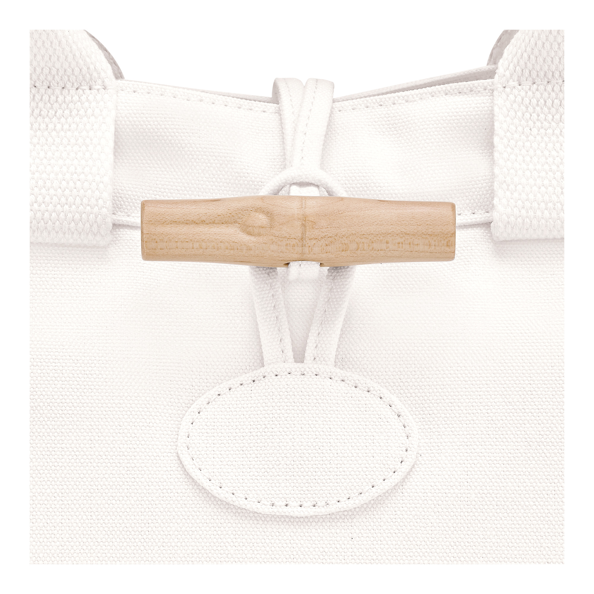 Le Roseau L Tote bag Ecru - Canvas - 5
