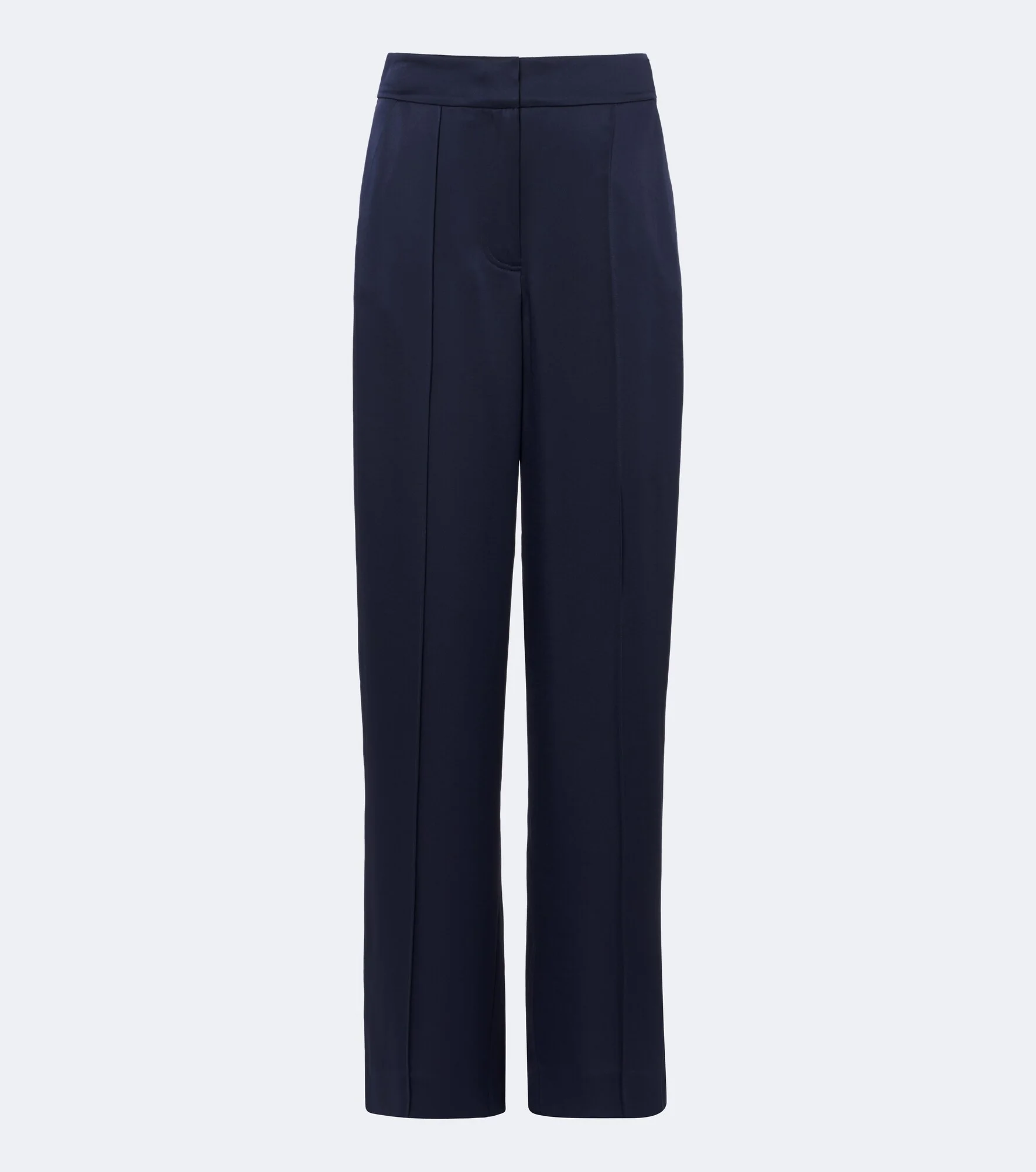 Kyra high-rise satin wide-leg pants - 1