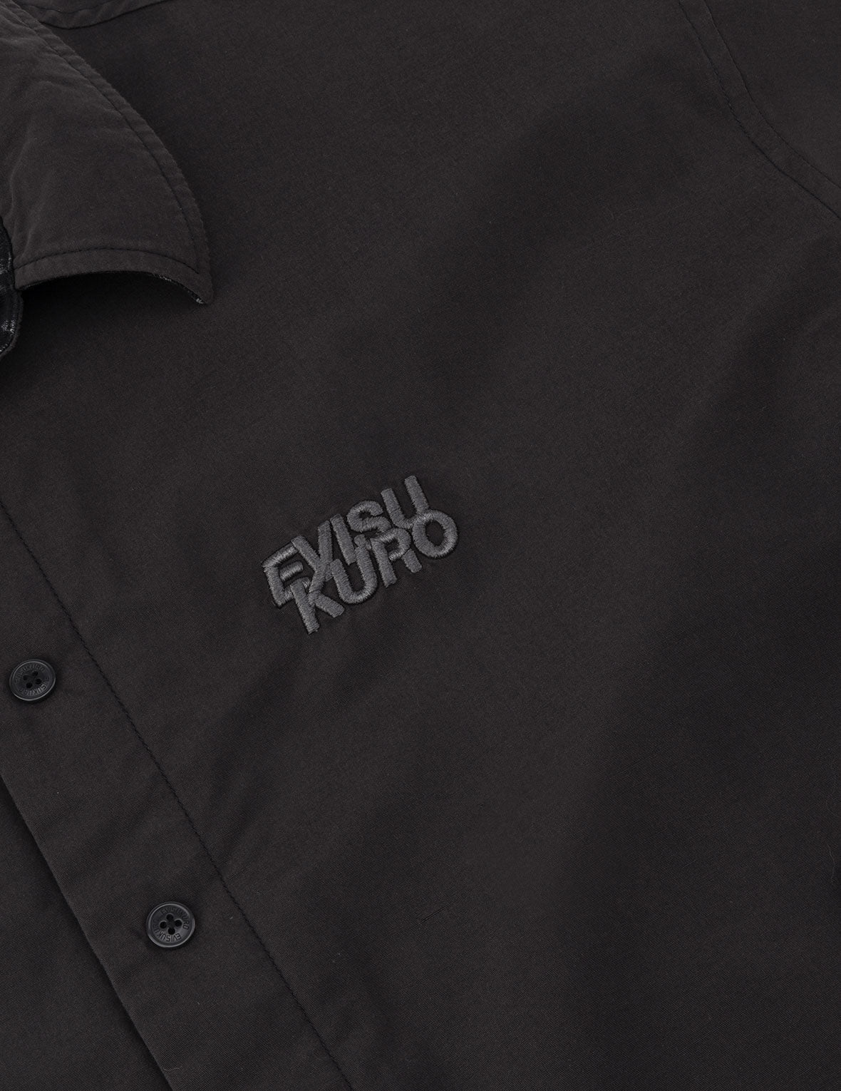 Reversible Washed Logo Embroidery and Embossing Relax Fit Jersey Shirt - 7
