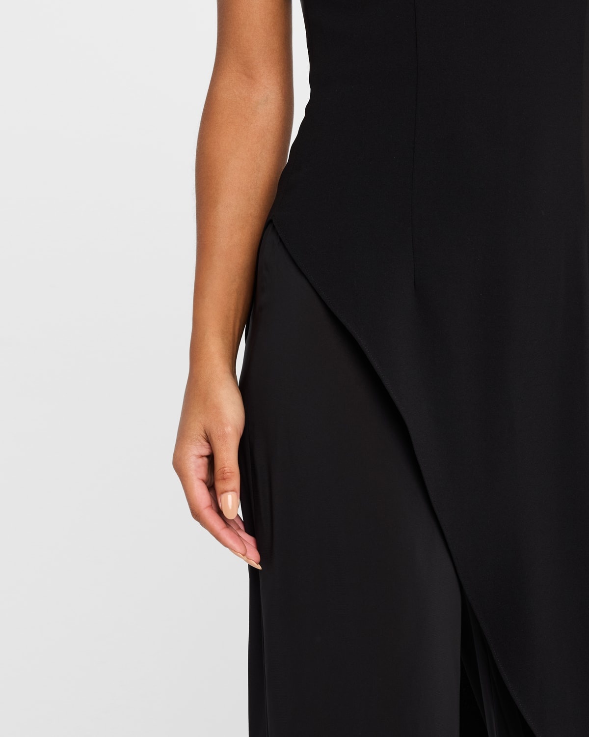 Alondra Strapless Asymmetric Jumpsuit - 5