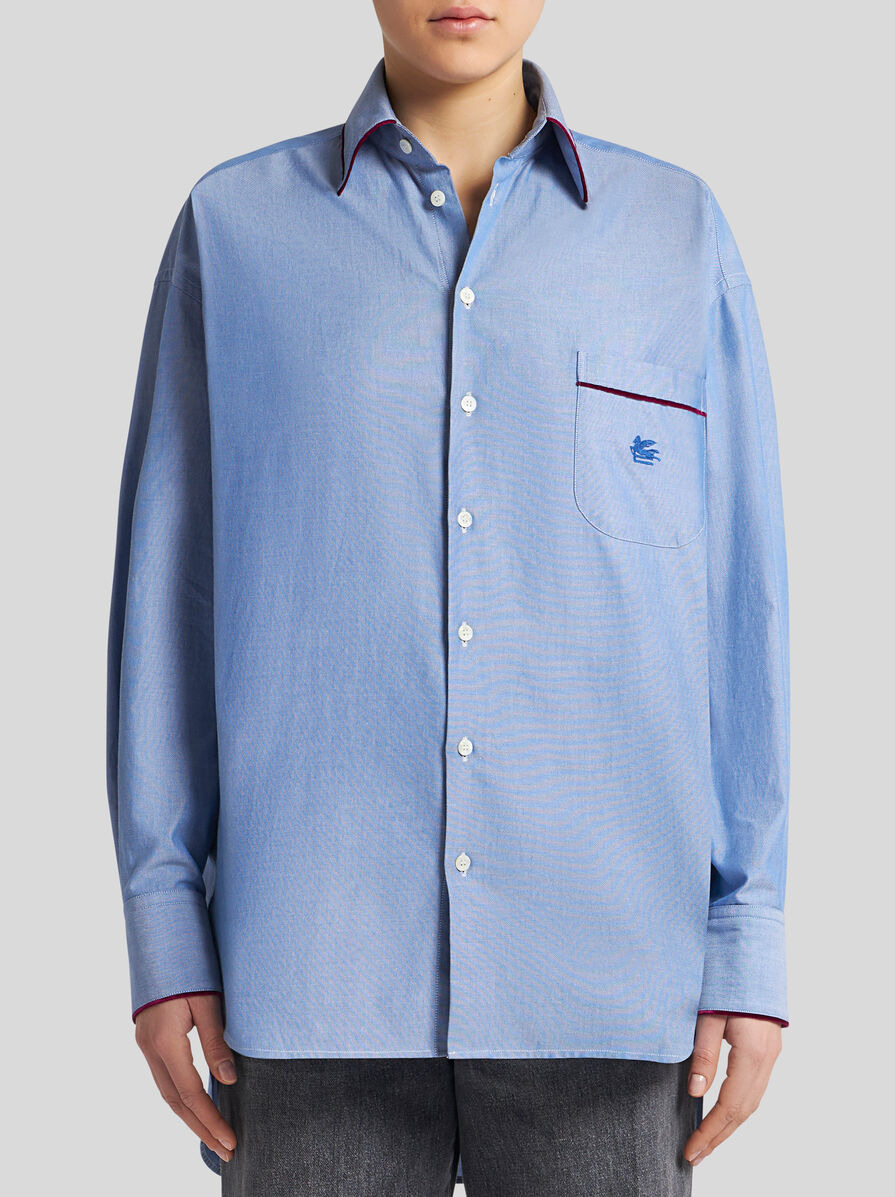 OXFORD SHIRT WITH PEGASO DETAIL - 2